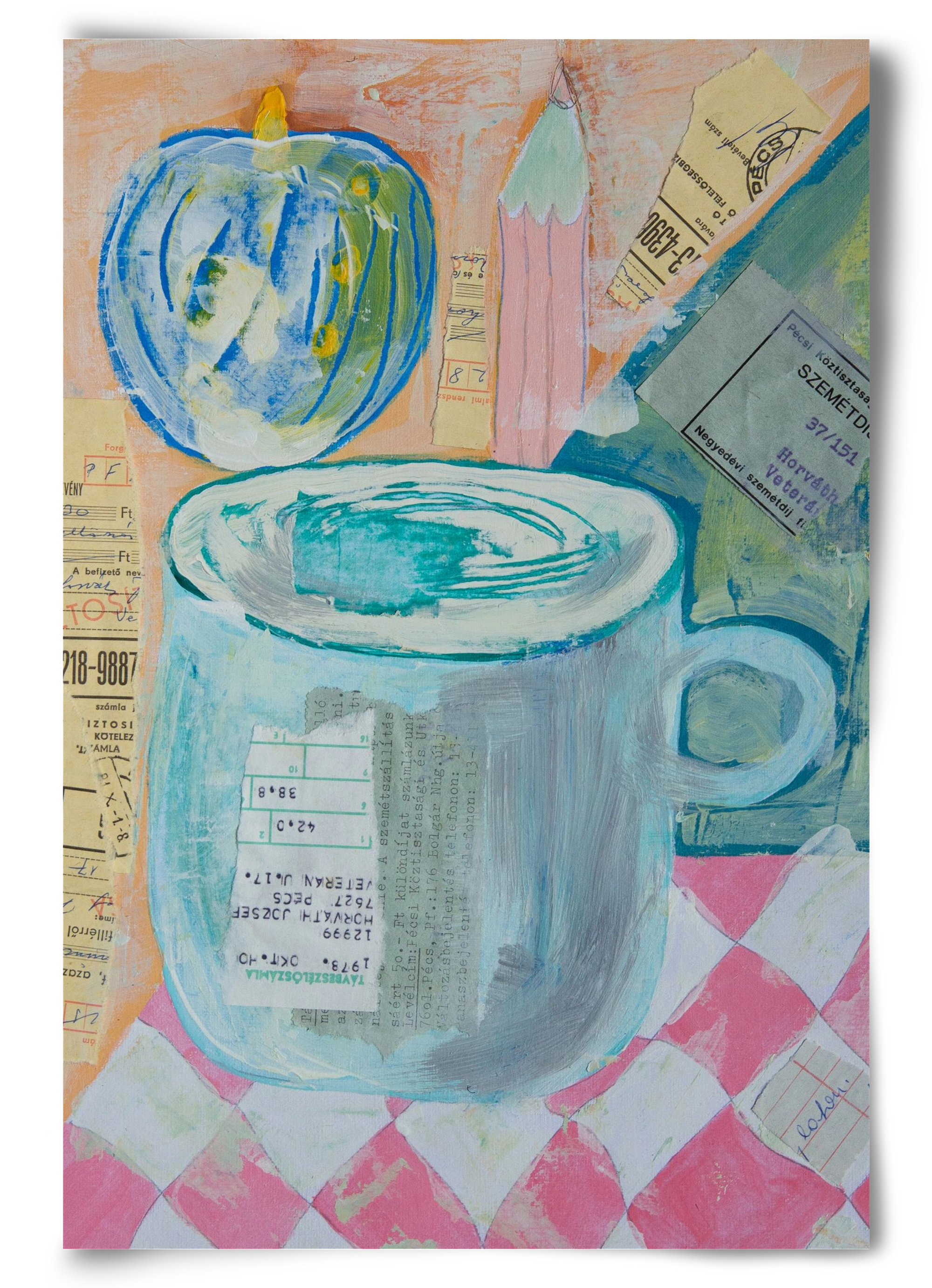 Nagypapi, 60x90 cm, Keret nélkül