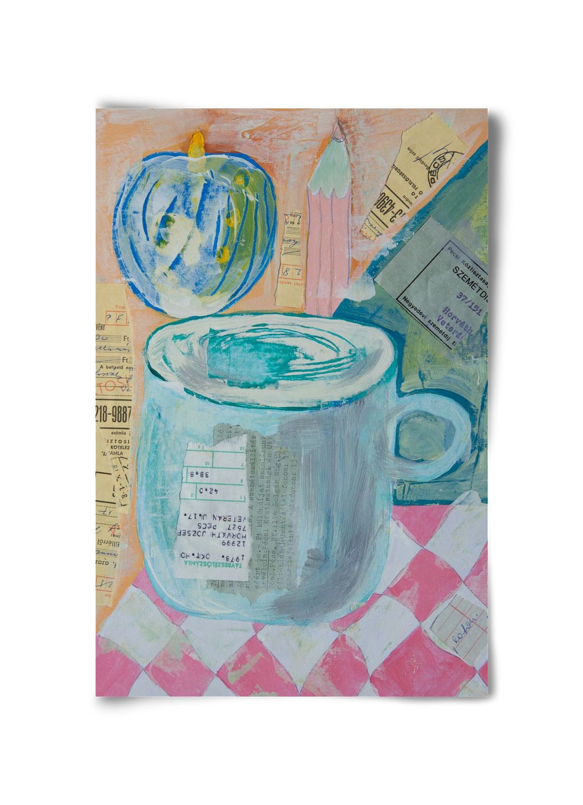 Nagypapi, 30x45 cm, Keret nélkül