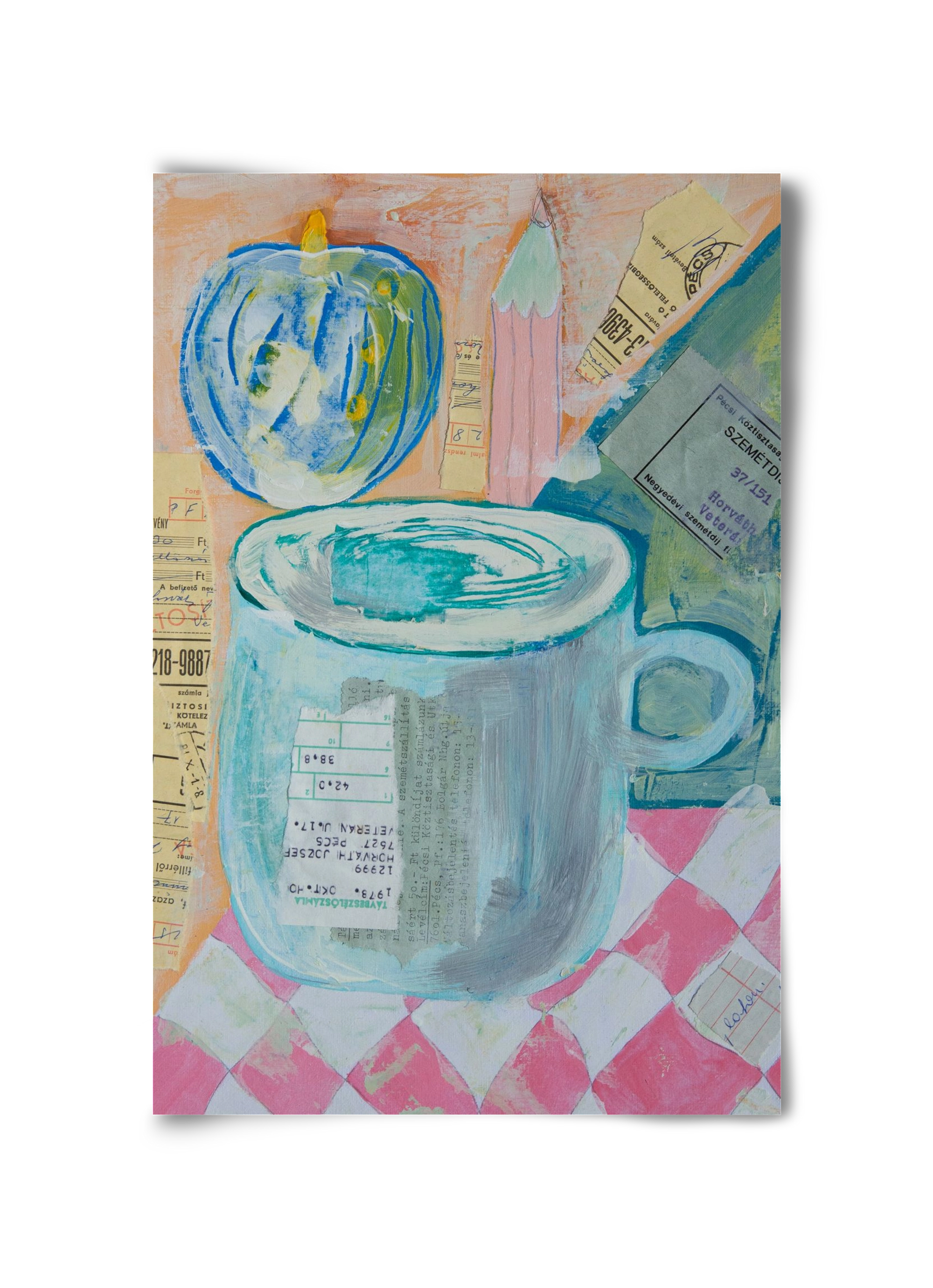 Nagypapi, 30x45 cm, Keret nélkül