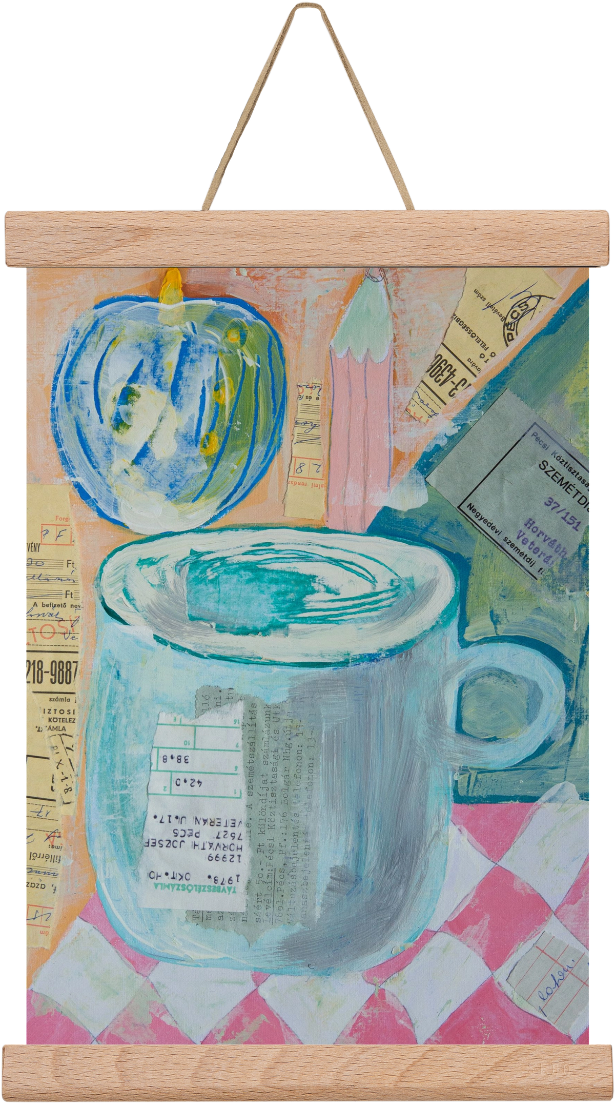 Nagypapi, 20x30 cm (20x30 cm), Tölgy akasztó