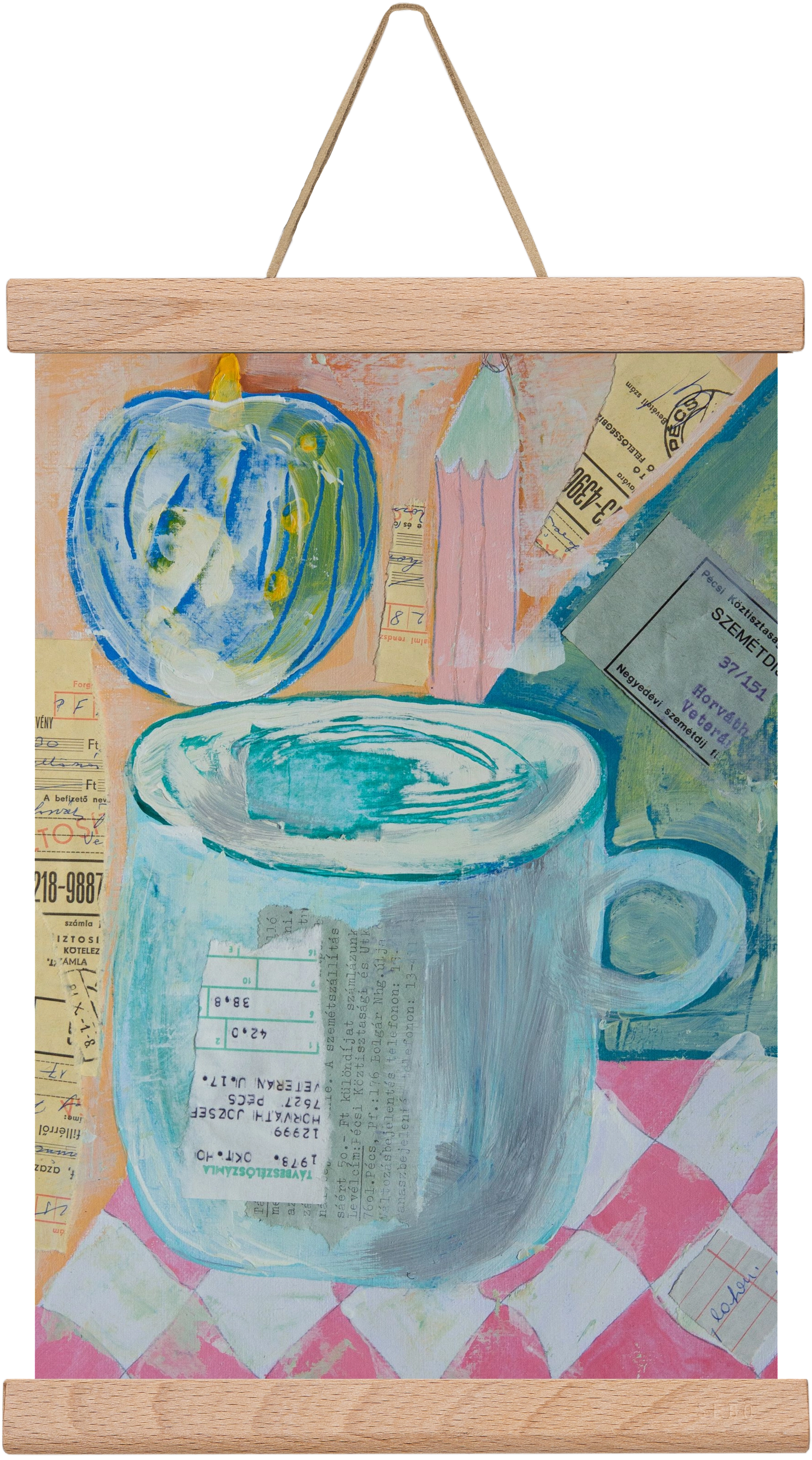 Nagypapi, 20x30 cm (20x30 cm), Tölgy akasztó