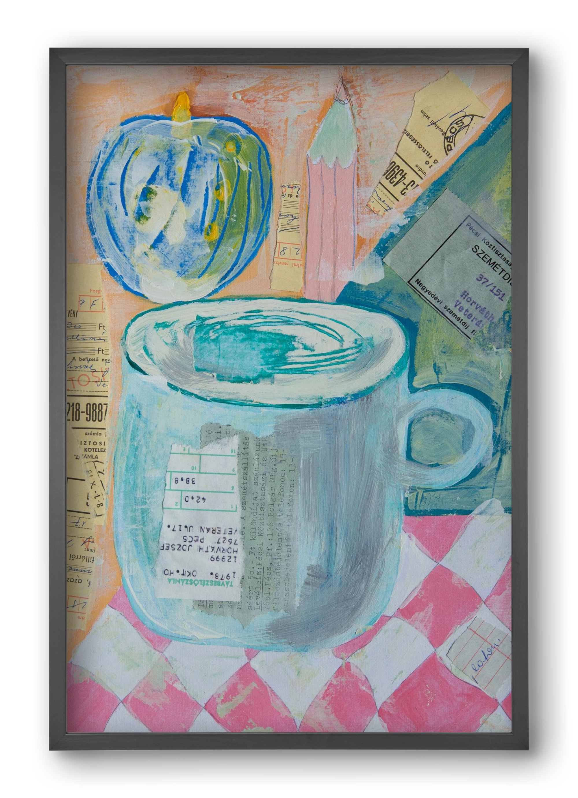 Nagypapi, 40x60 cm (40x60 cm), Fekete keret