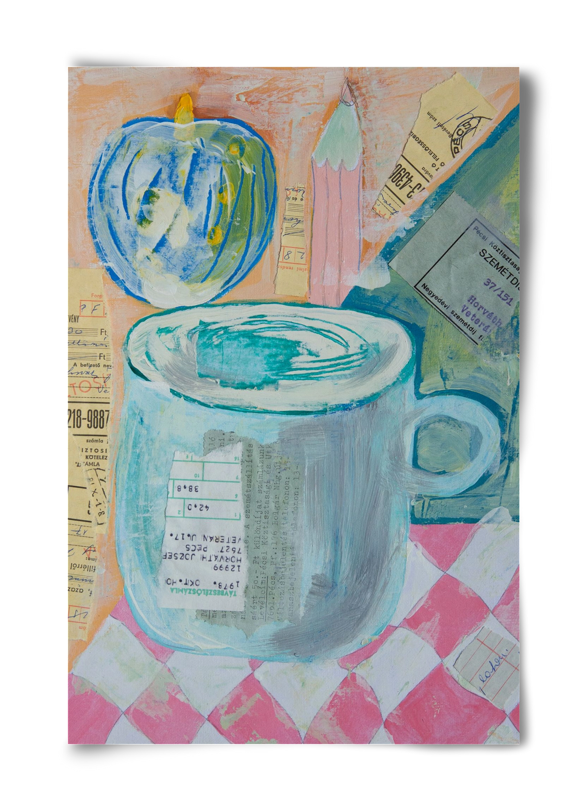 Nagypapi, 40x60 cm, Keret nélkül