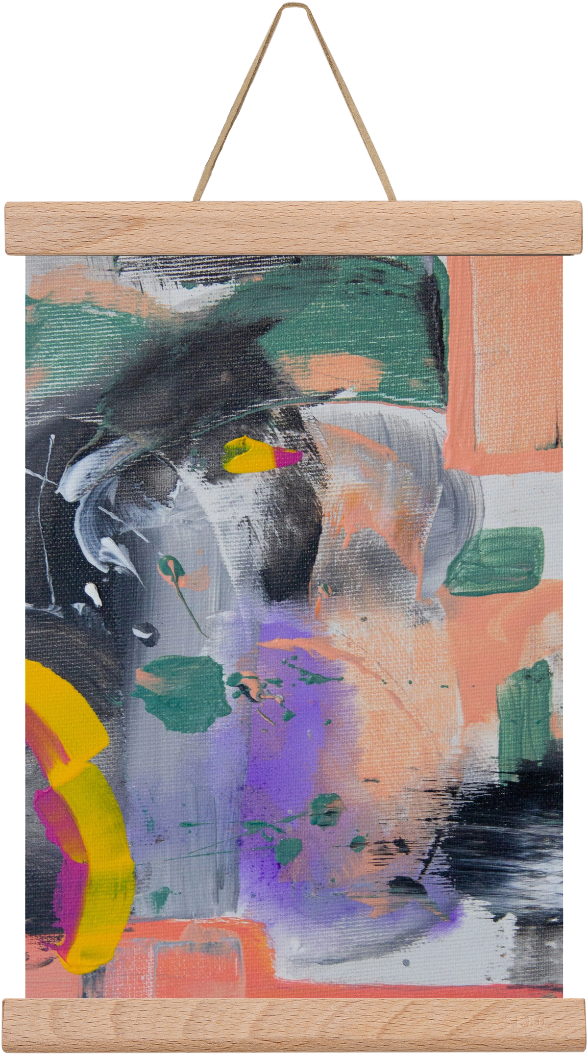 Leveling up, 20x30 cm (20x30 cm), Tölgy akasztó