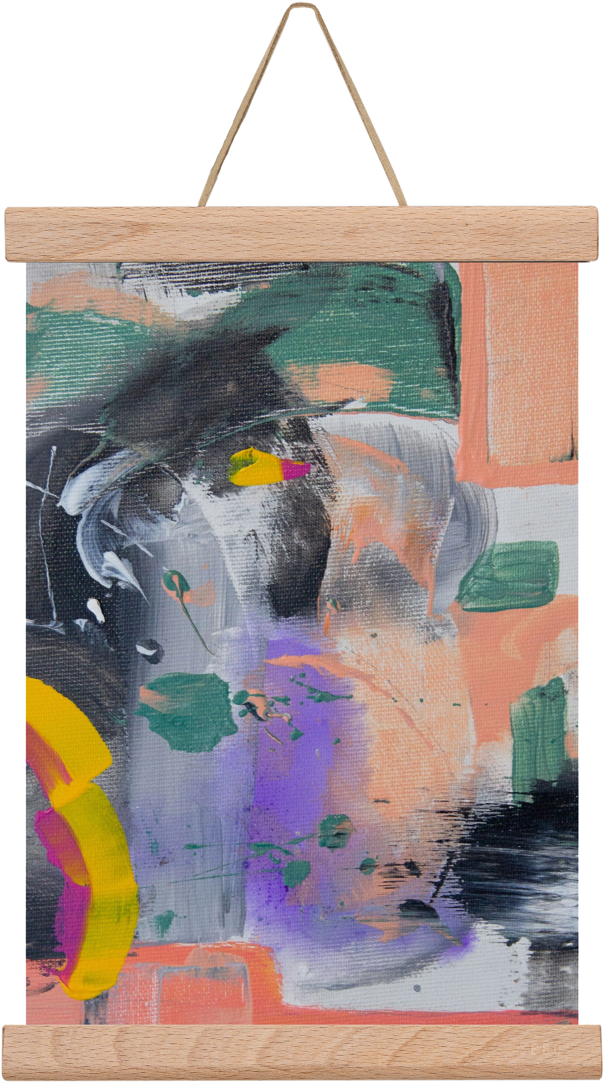 Leveling up, 20x30 cm (20x30 cm), Tölgy akasztó