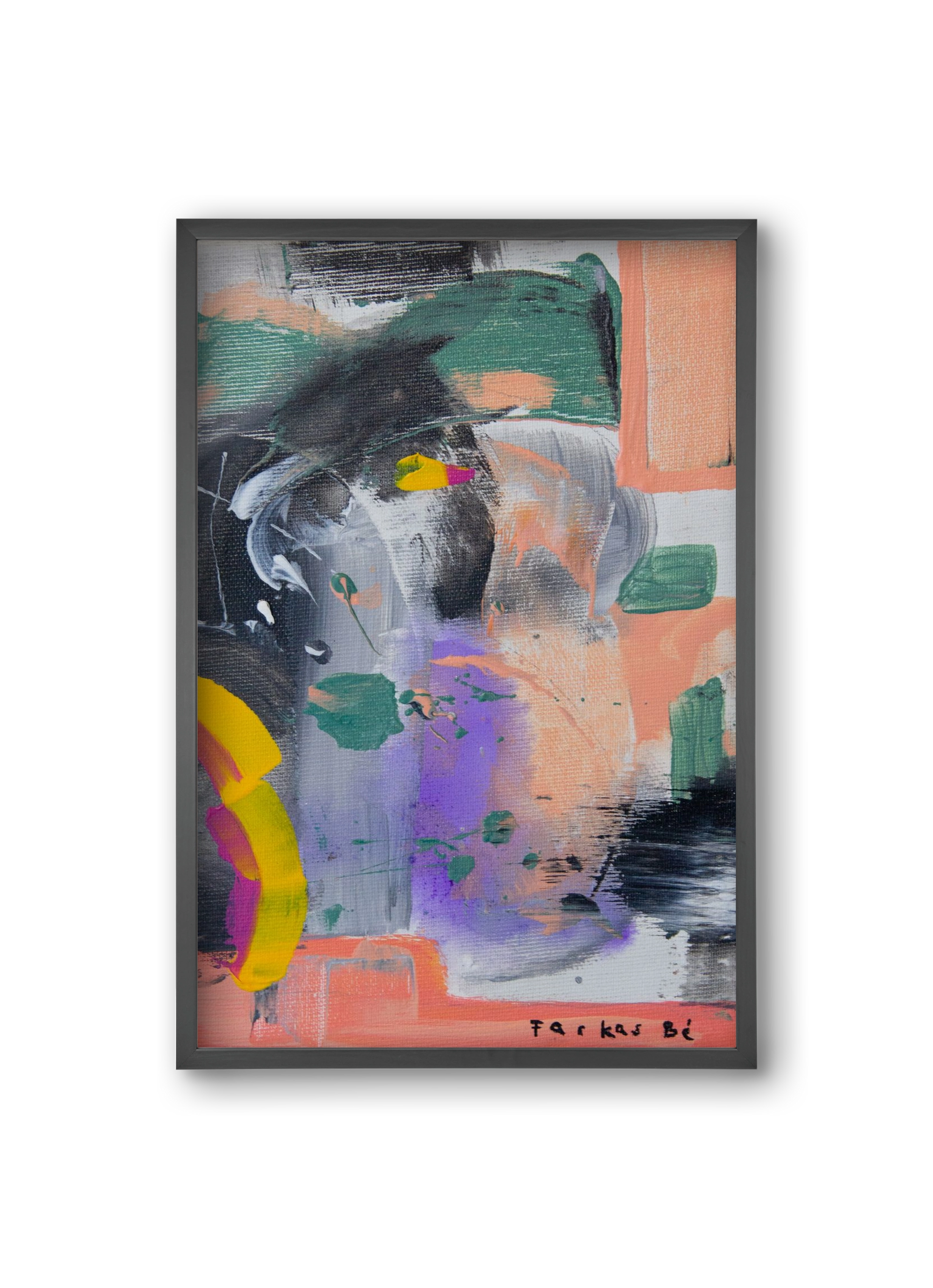 Leveling up, 20x30 cm (20x30 cm), Fekete keret