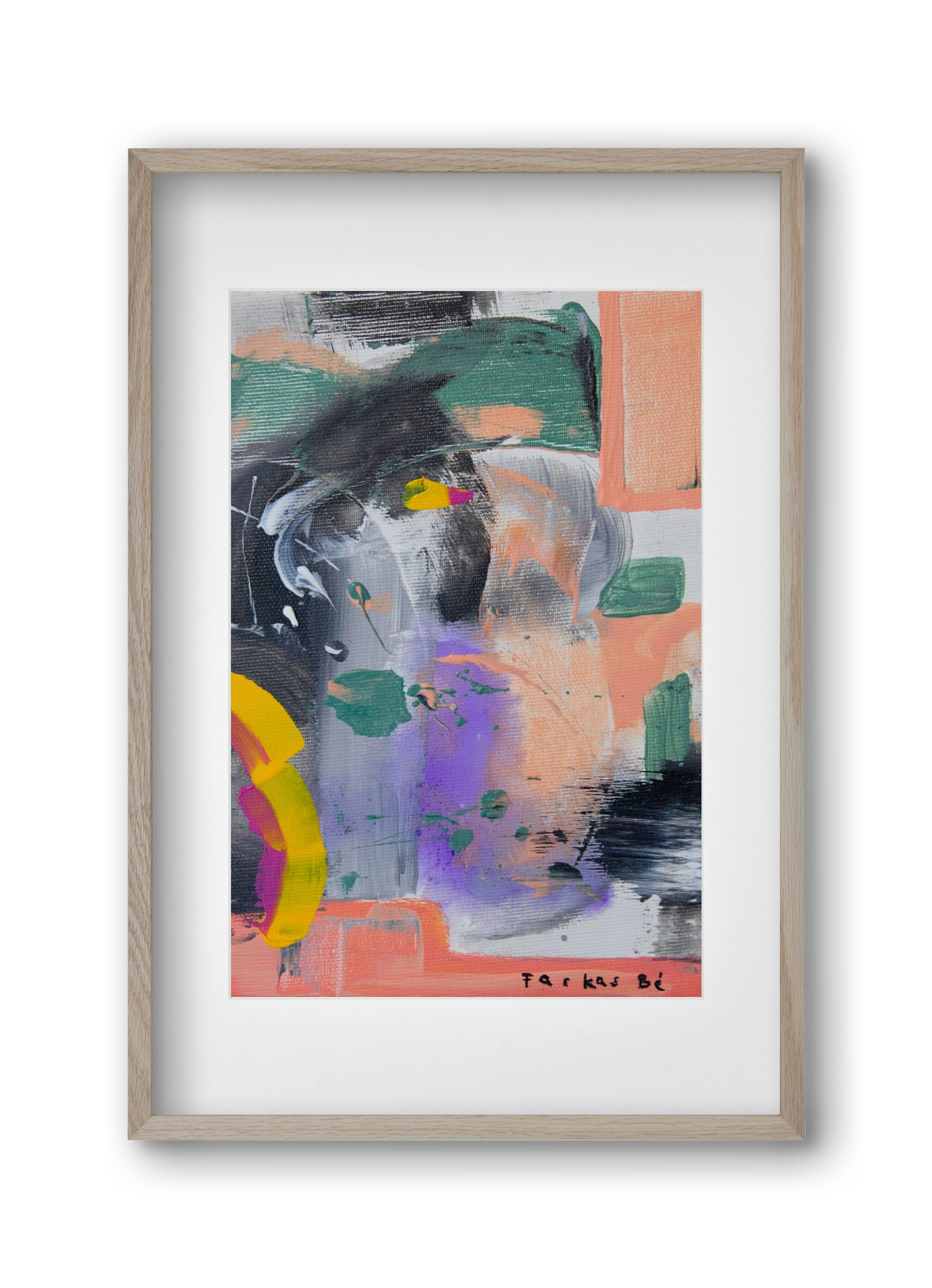 Leveling up, 30x45 cm (20x30 cm), Tölgy keret, paszpartuval