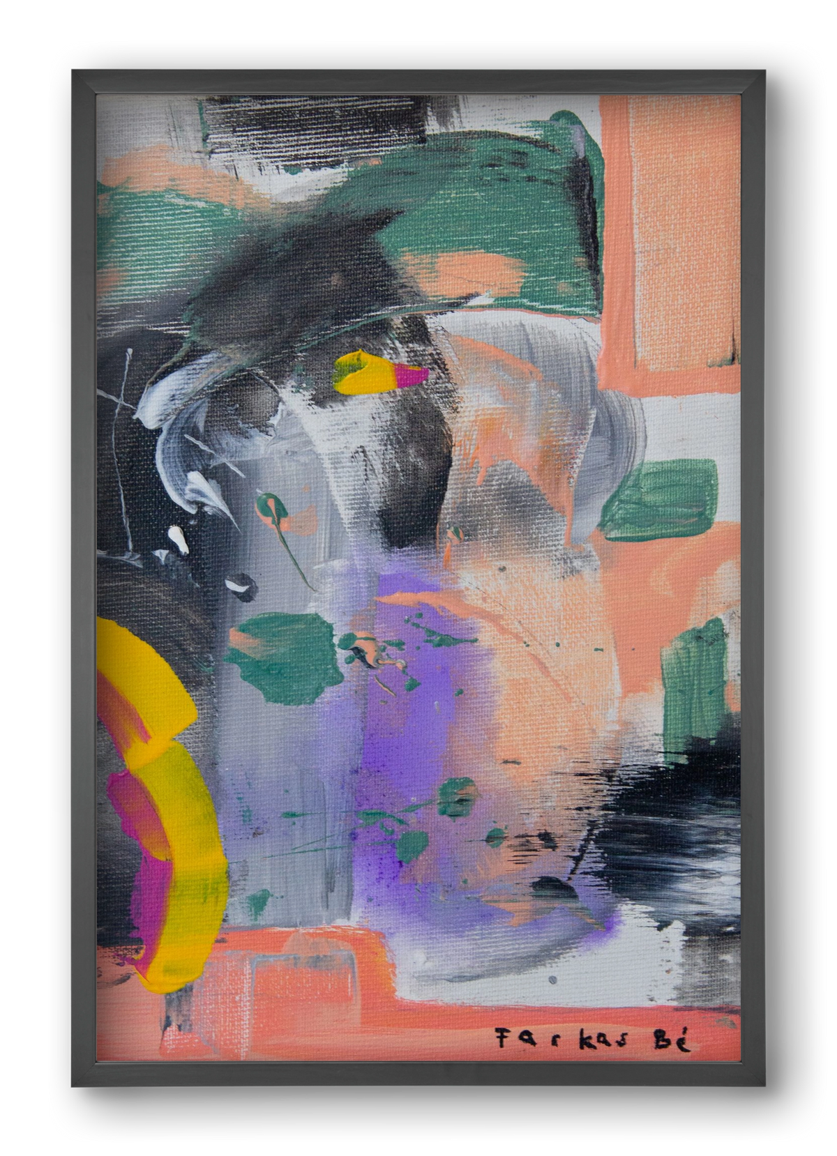 Leveling up, 40x60 cm (40x60 cm), Fekete keret