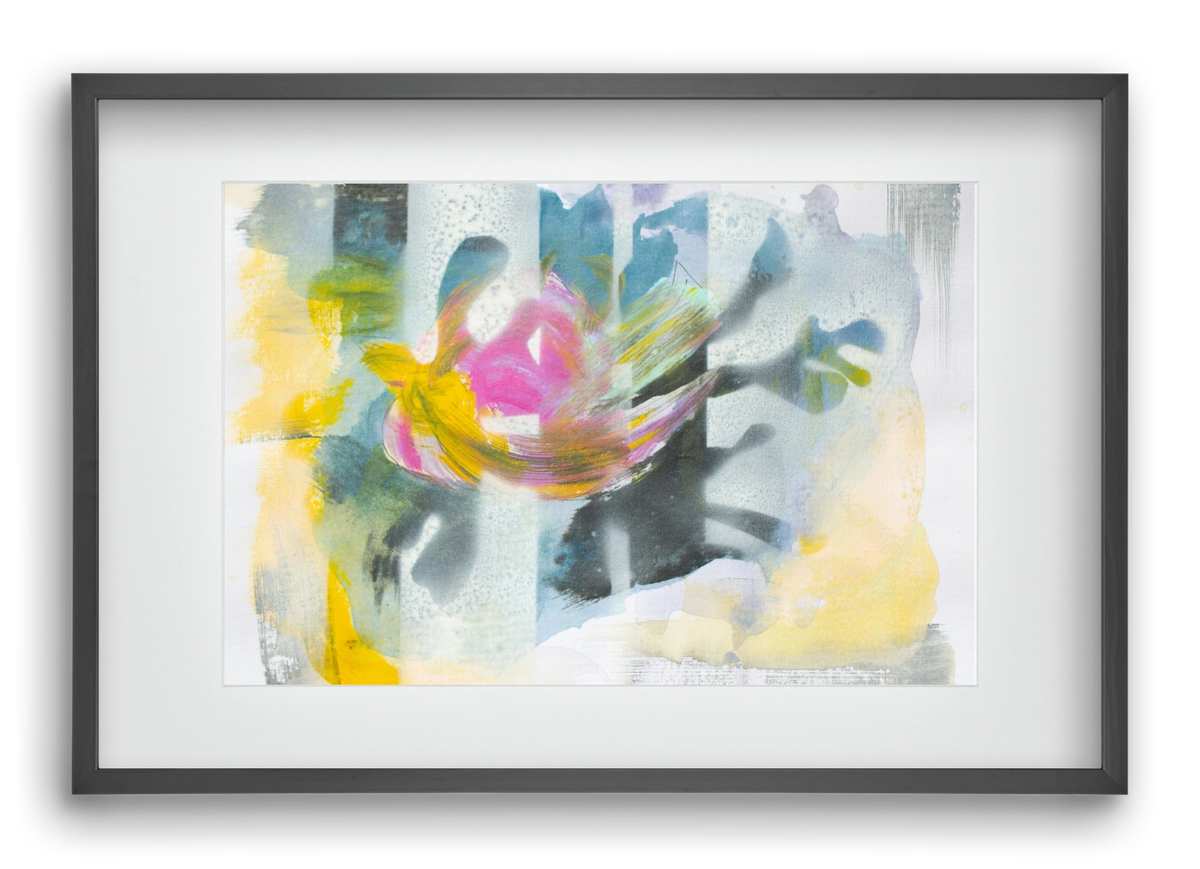 Under my mind, 60x40 cm (45x30 cm), Fekete keret, paszpartuval