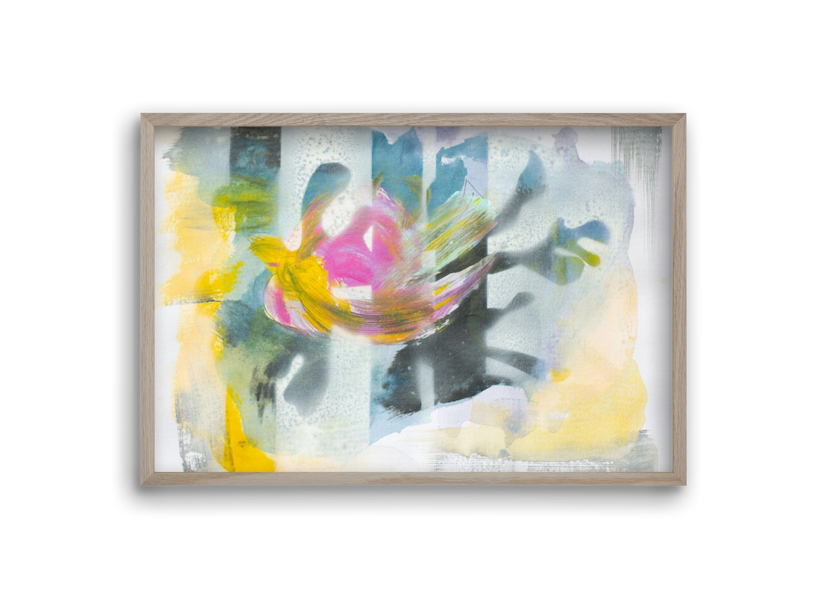 Under my mind, 30x20 cm (30x20 cm), Tölgy keret