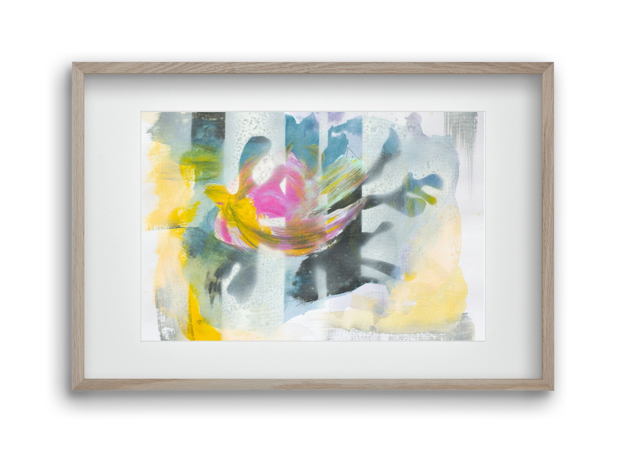 Under my mind, 45x30 cm (30x20 cm), Tölgy keret, paszpartuval