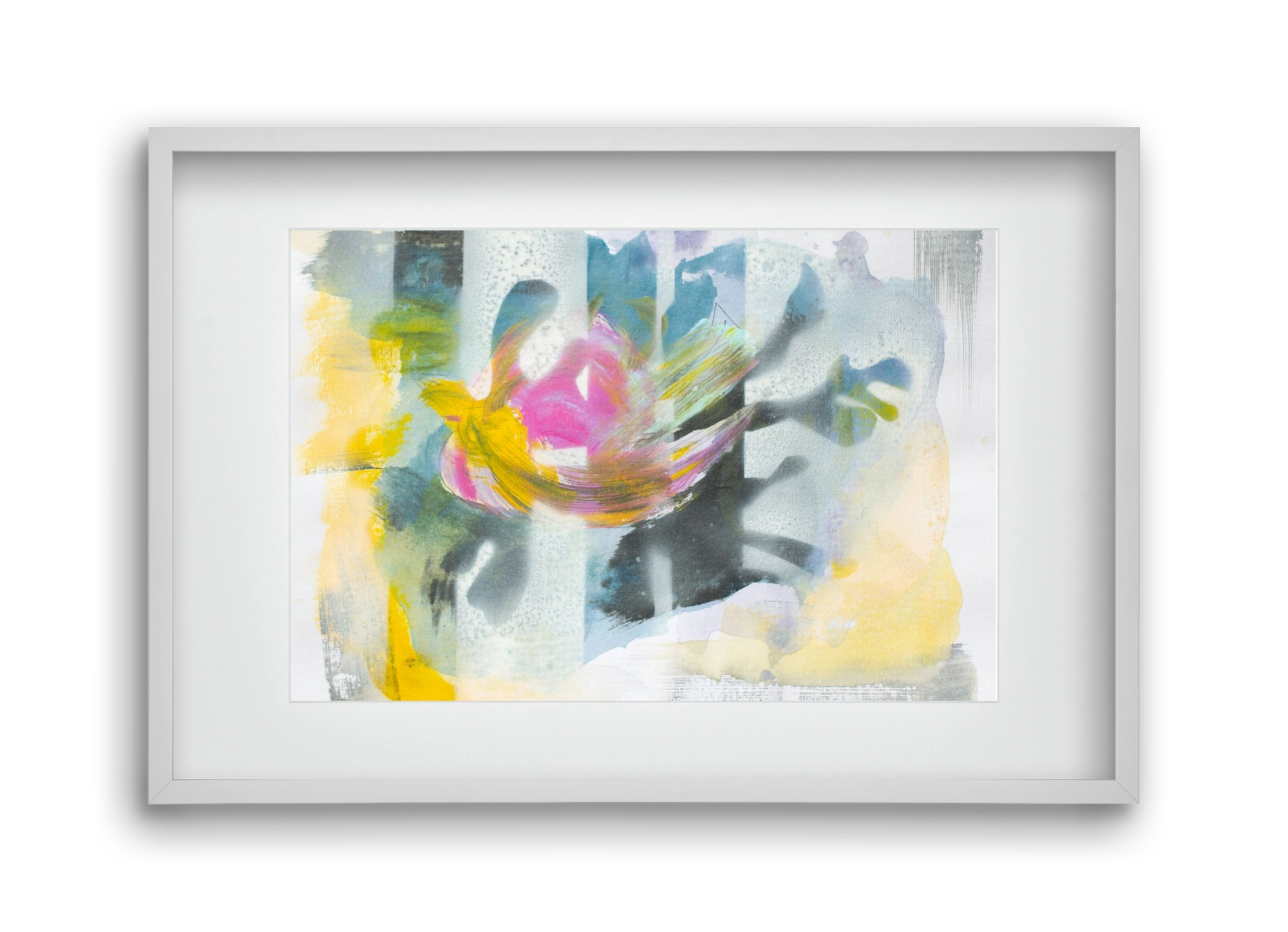 Under my mind, 45x30 cm (30x20 cm), Fehér keret, paszpartuval