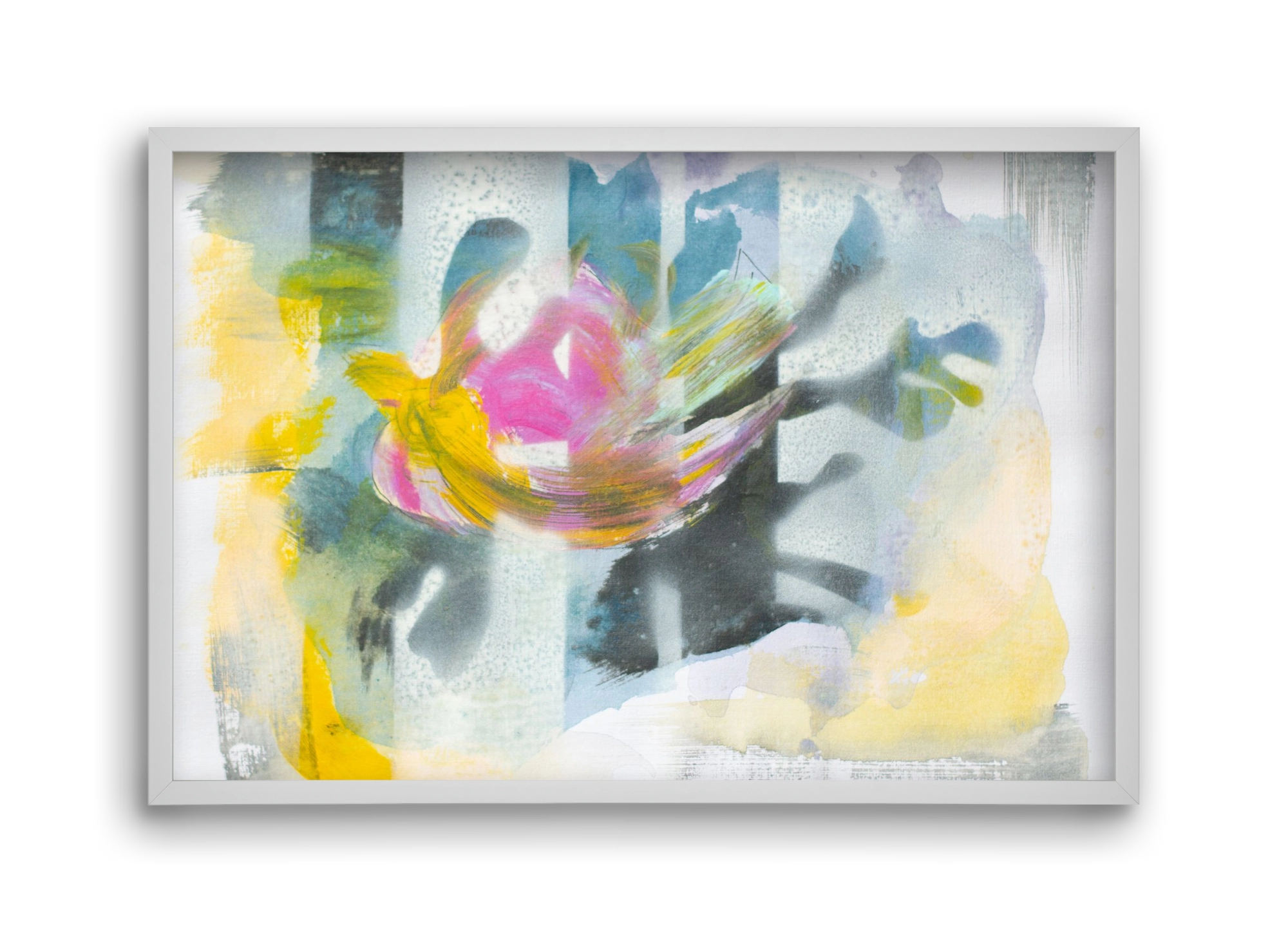 Under my mind, 45x30 cm (45x30 cm), Fehér keret