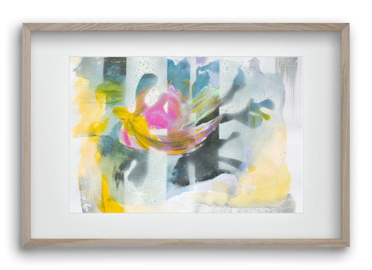 Under my mind, 60x40 cm (45x30 cm), Tölgy keret, paszpartuval