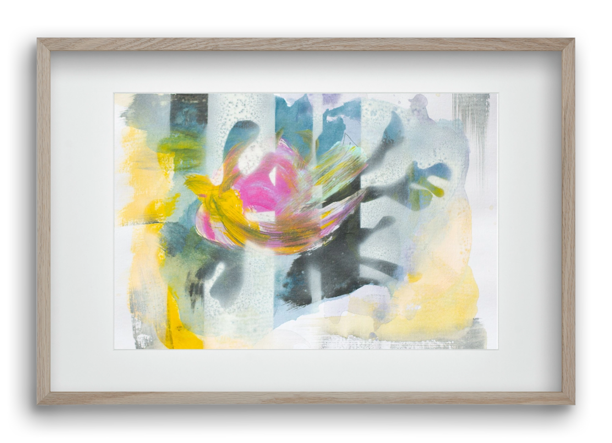 Under my mind, 60x40 cm (45x30 cm), Tölgy keret, paszpartuval