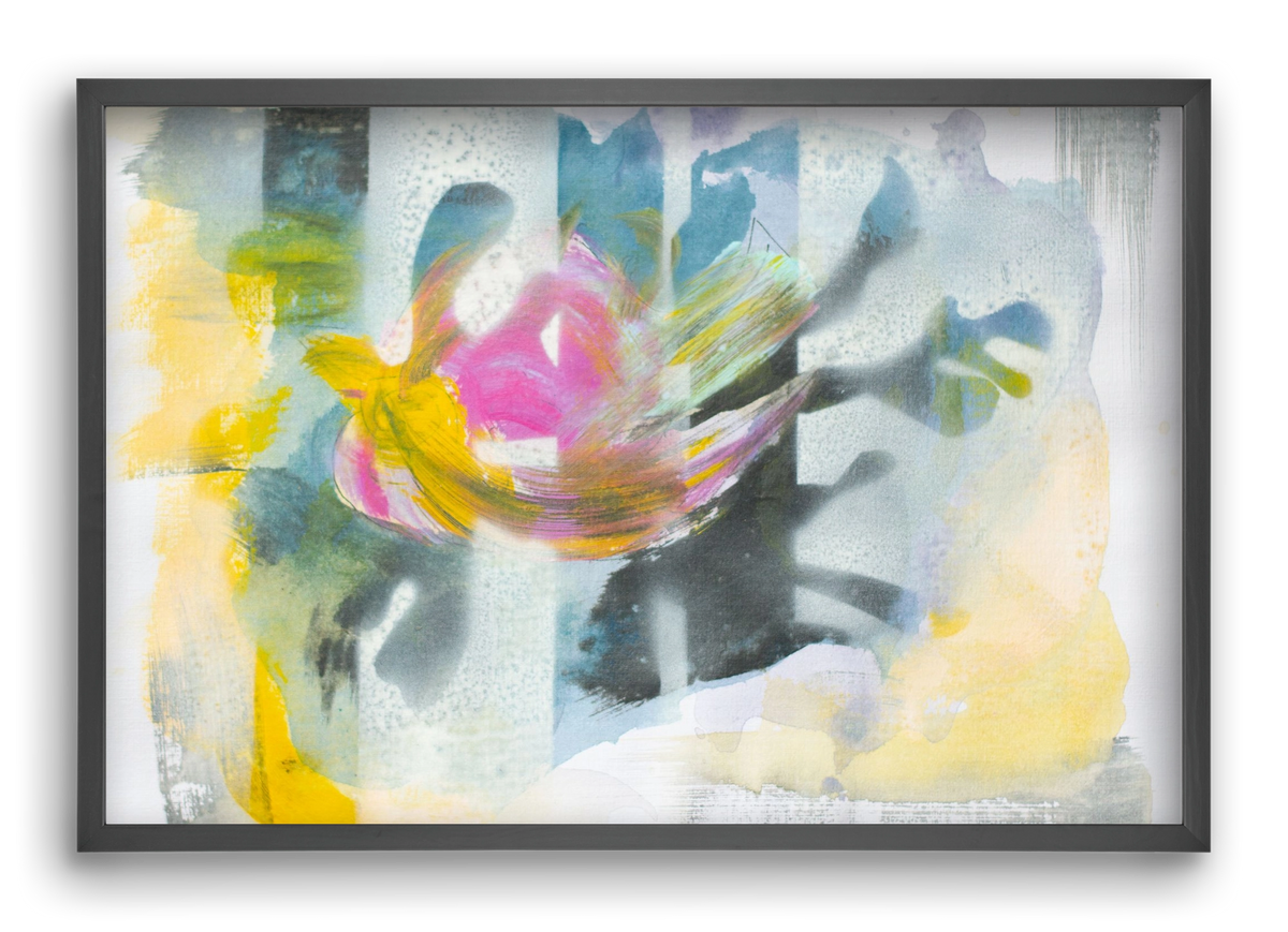 Under my mind, 60x40 cm (60x40 cm), Fekete keret