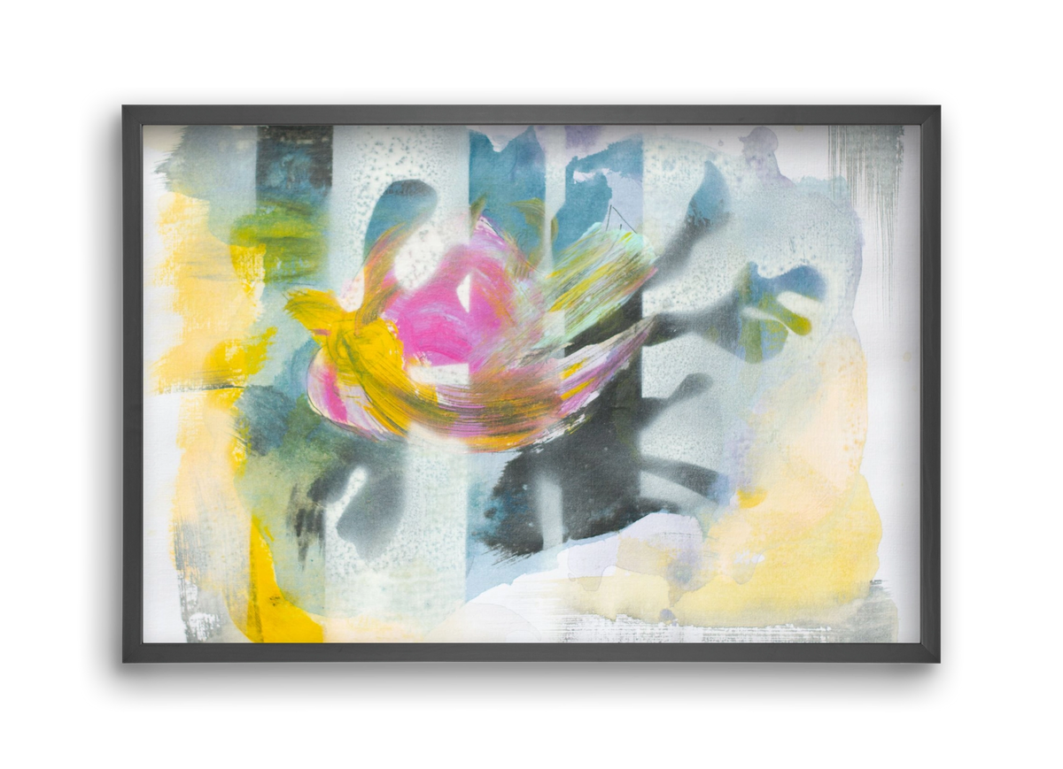 Under my mind, 45x30 cm (45x30 cm), Fekete keret