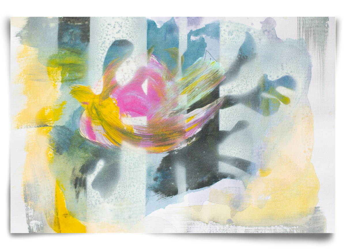 Under my mind, 90x60 cm, Keret nélkül