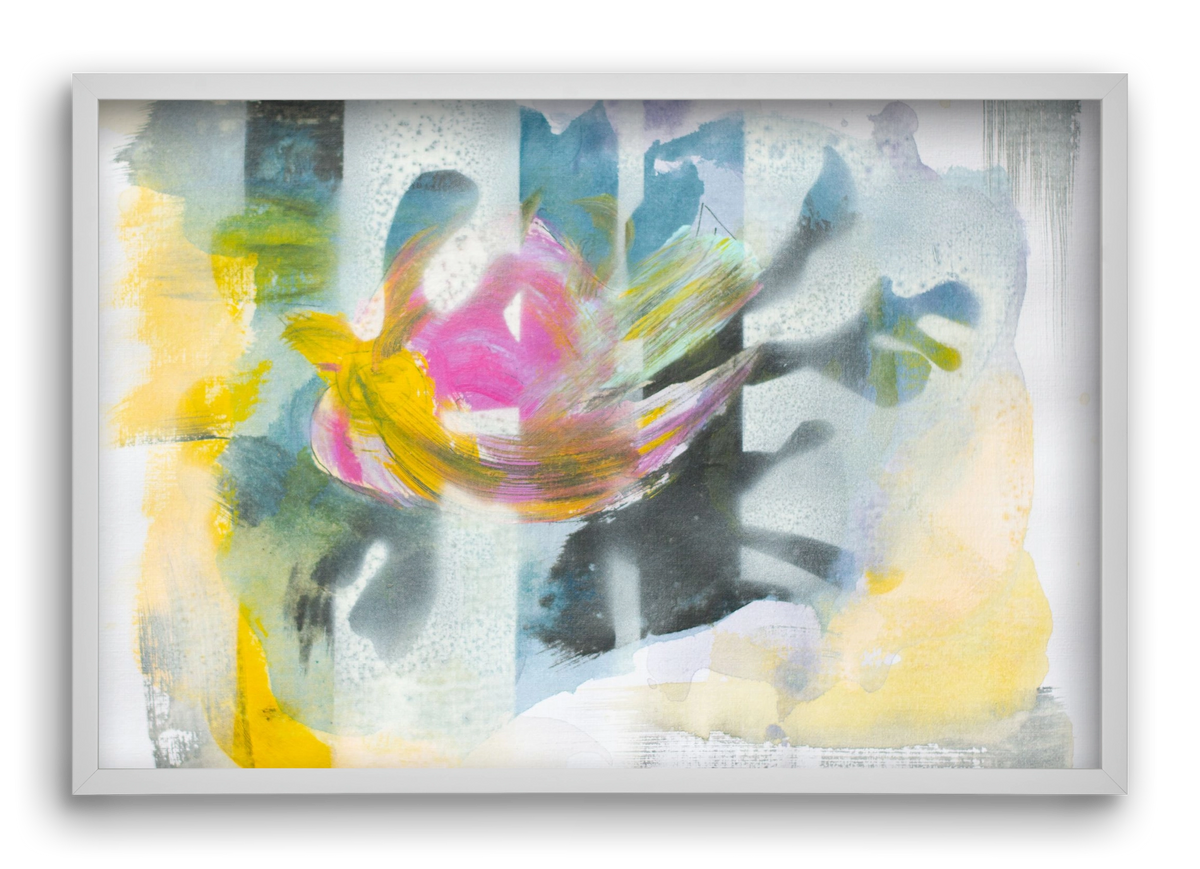 Under my mind, 60x40 cm (60x40 cm), Fehér keret