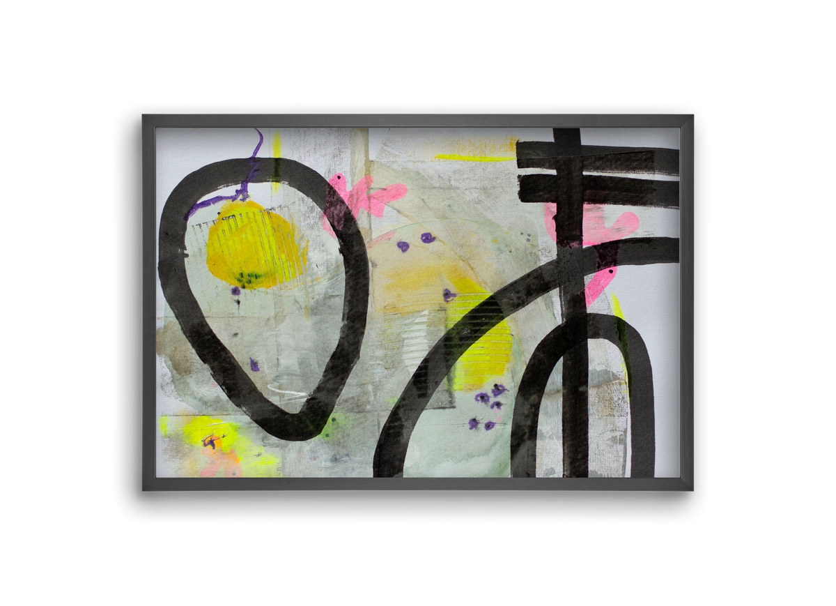 Signs of the yesterday said, 30x20 cm (30x20 cm), Fekete keret