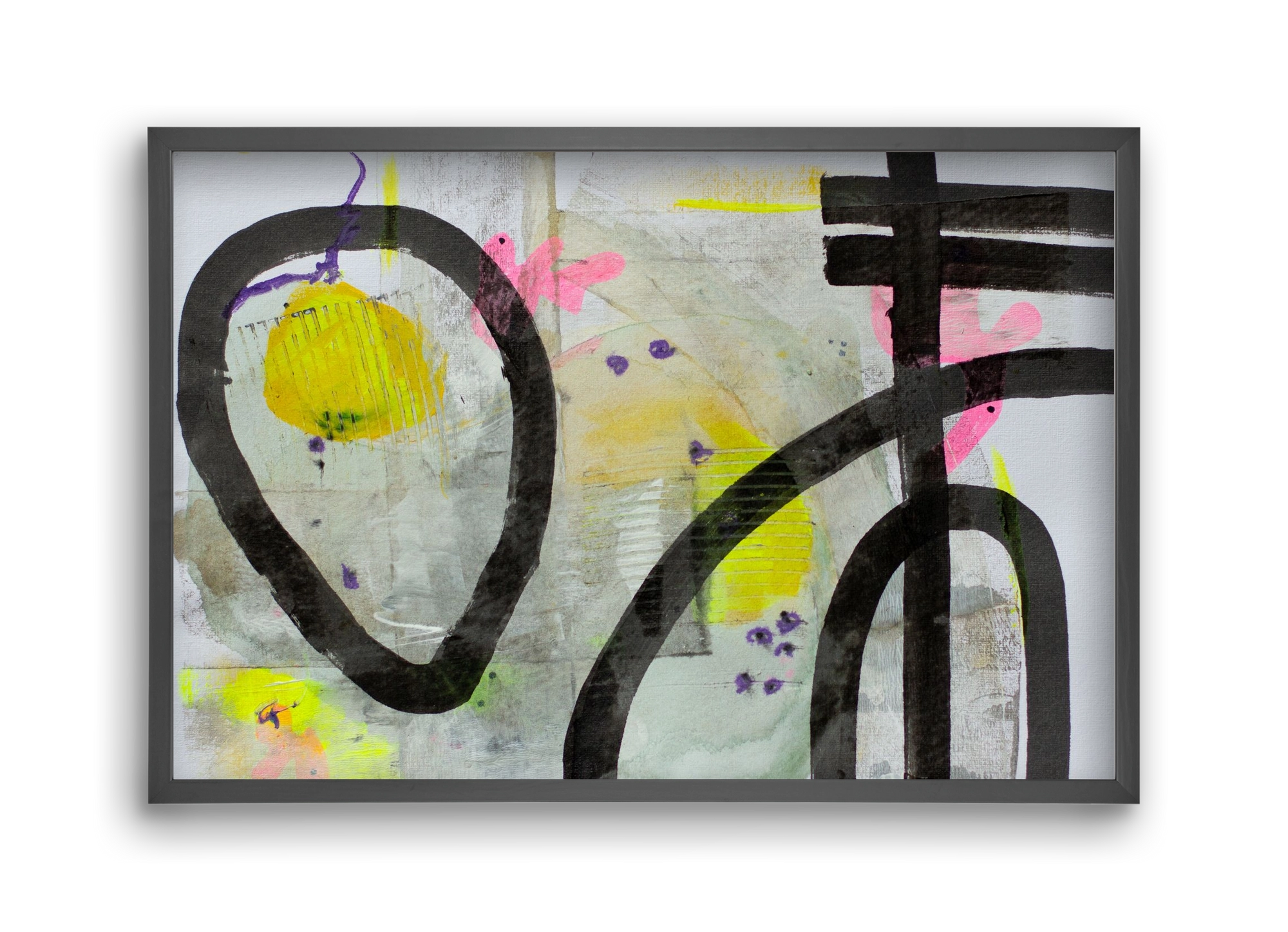 Signs of the yesterday said, 45x30 cm (45x30 cm), Fekete keret