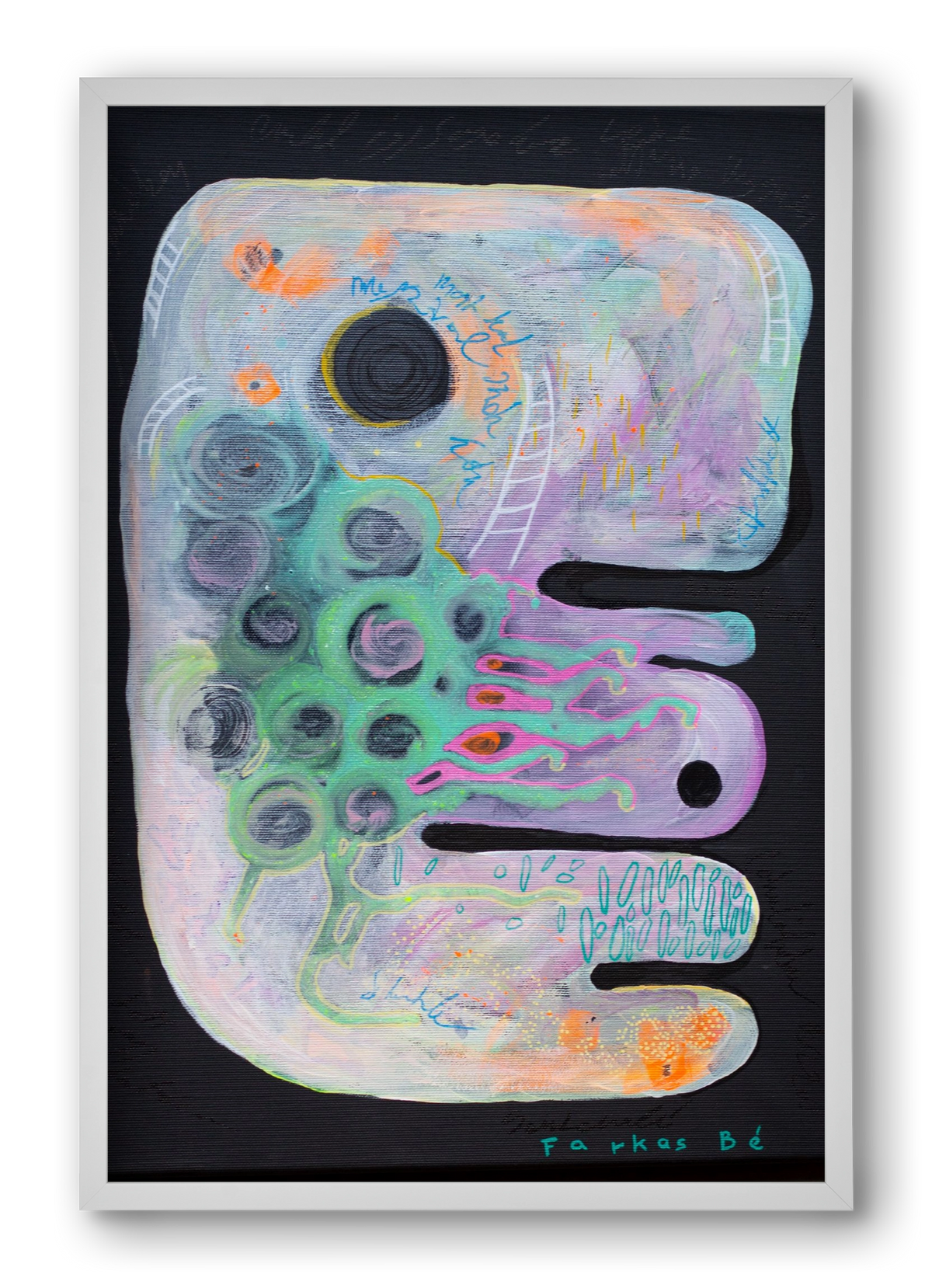 The beginning, 40x60 cm (40x60 cm), Fehér keret