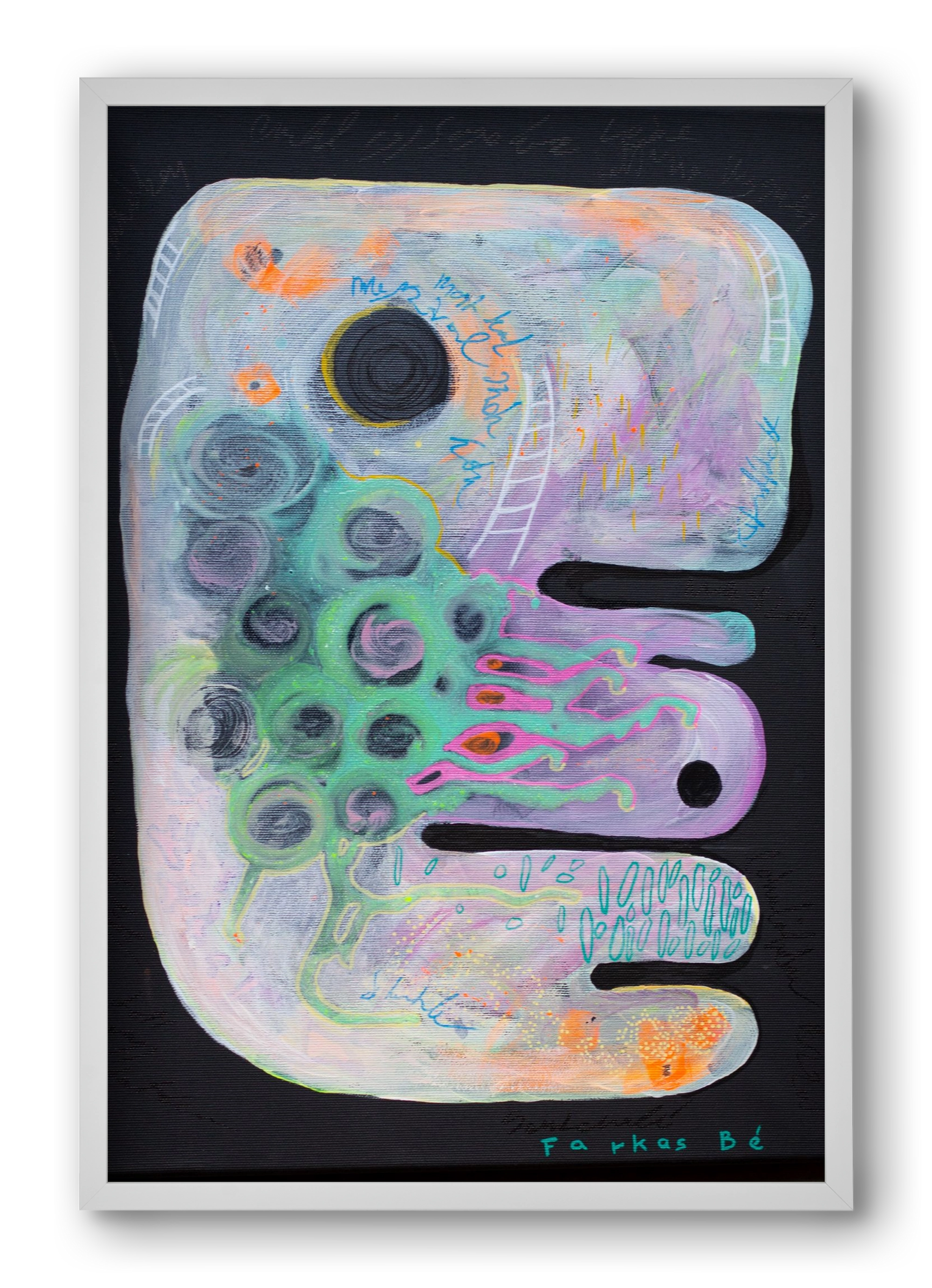 The beginning, 40x60 cm (40x60 cm), Fehér keret