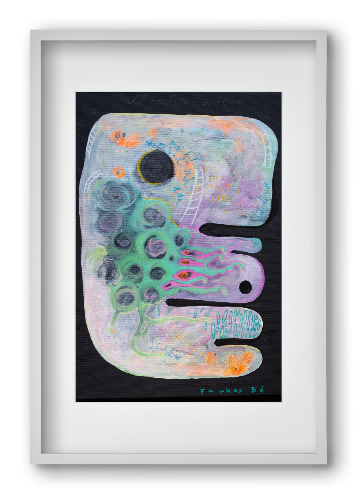 The beginning, 40x60 cm (30x45 cm), Fehér keret, paszpartuval