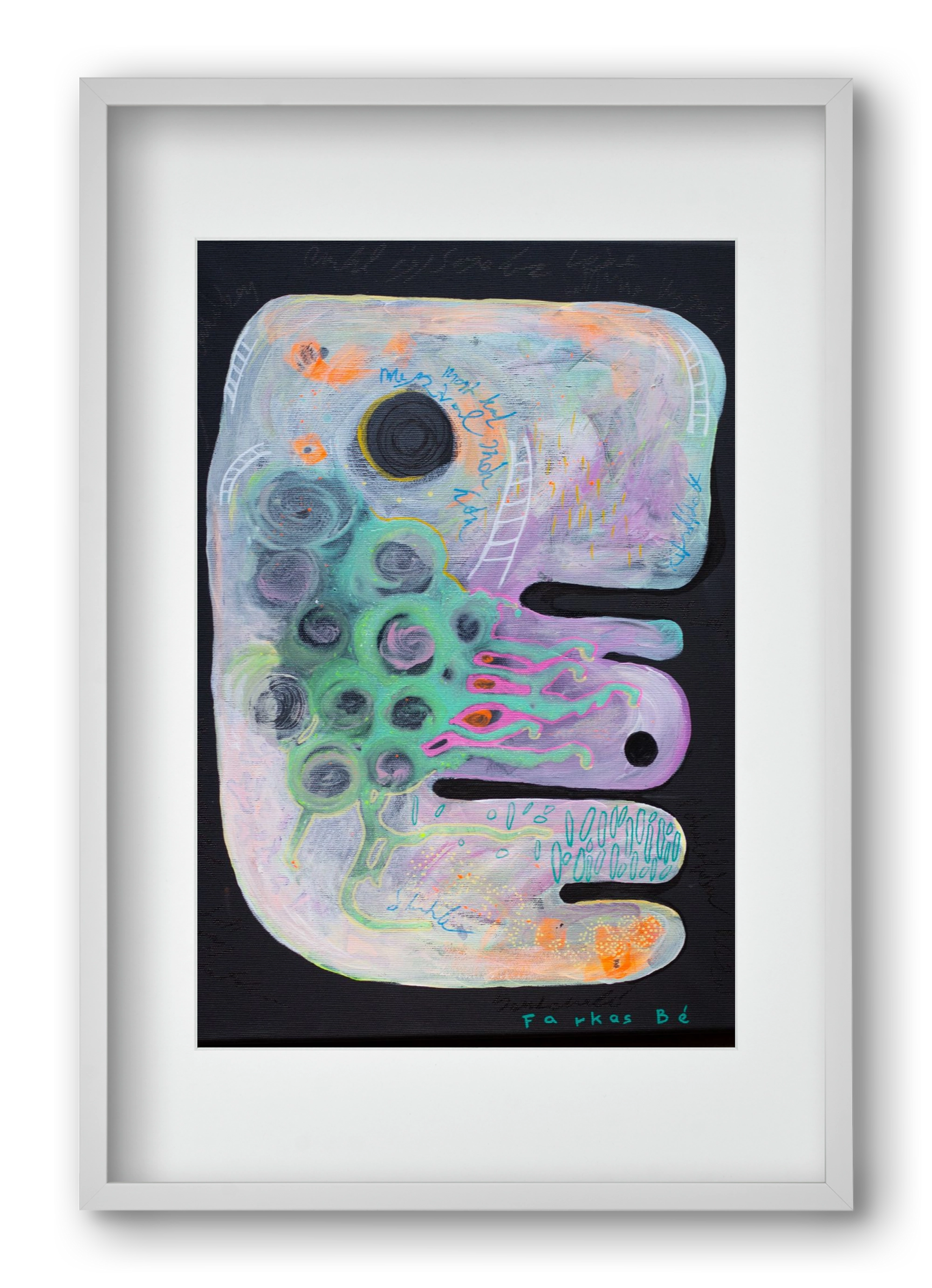 The beginning, 40x60 cm (30x45 cm), Fehér keret, paszpartuval