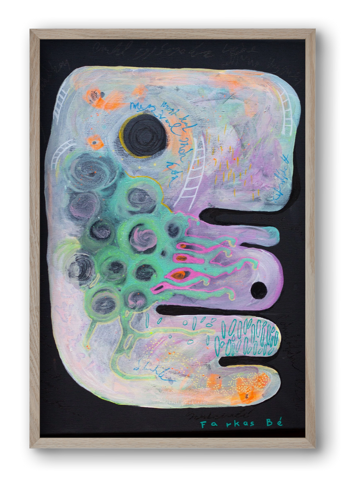 The beginning, 40x60 cm (40x60 cm), Tölgy keret