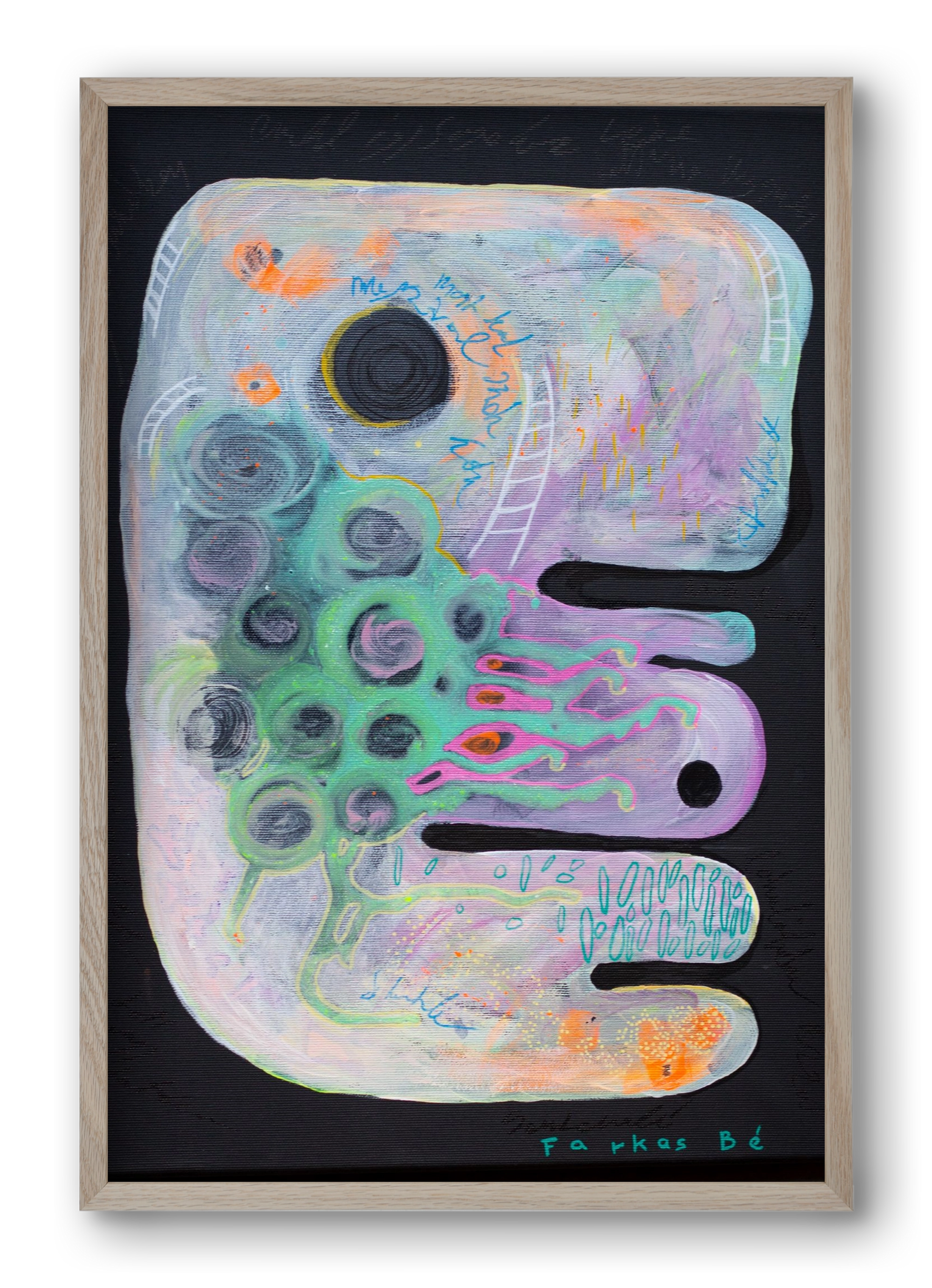 The beginning, 40x60 cm (40x60 cm), Tölgy keret