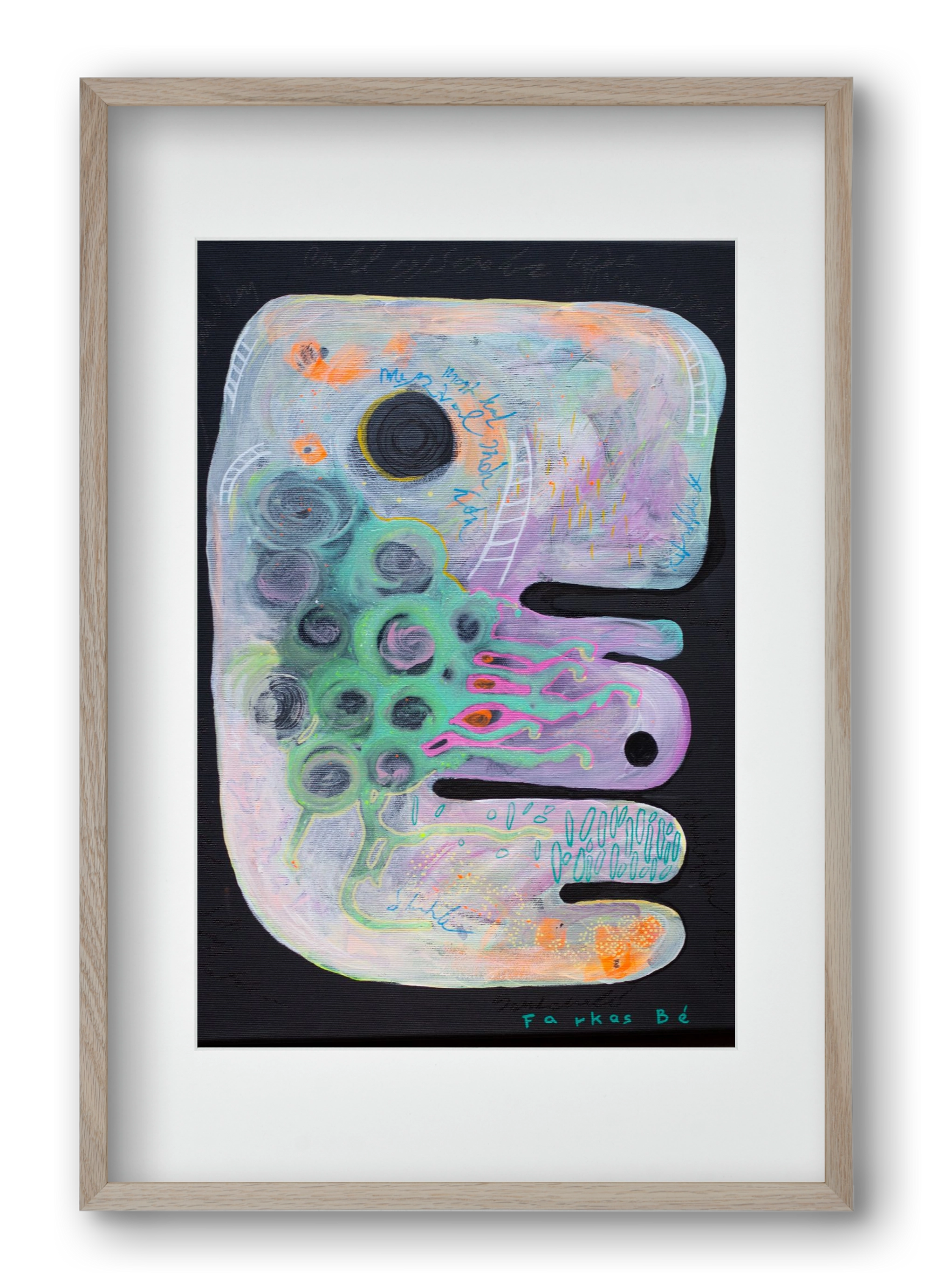 The beginning, 40x60 cm (30x45 cm), Tölgy keret, paszpartuval