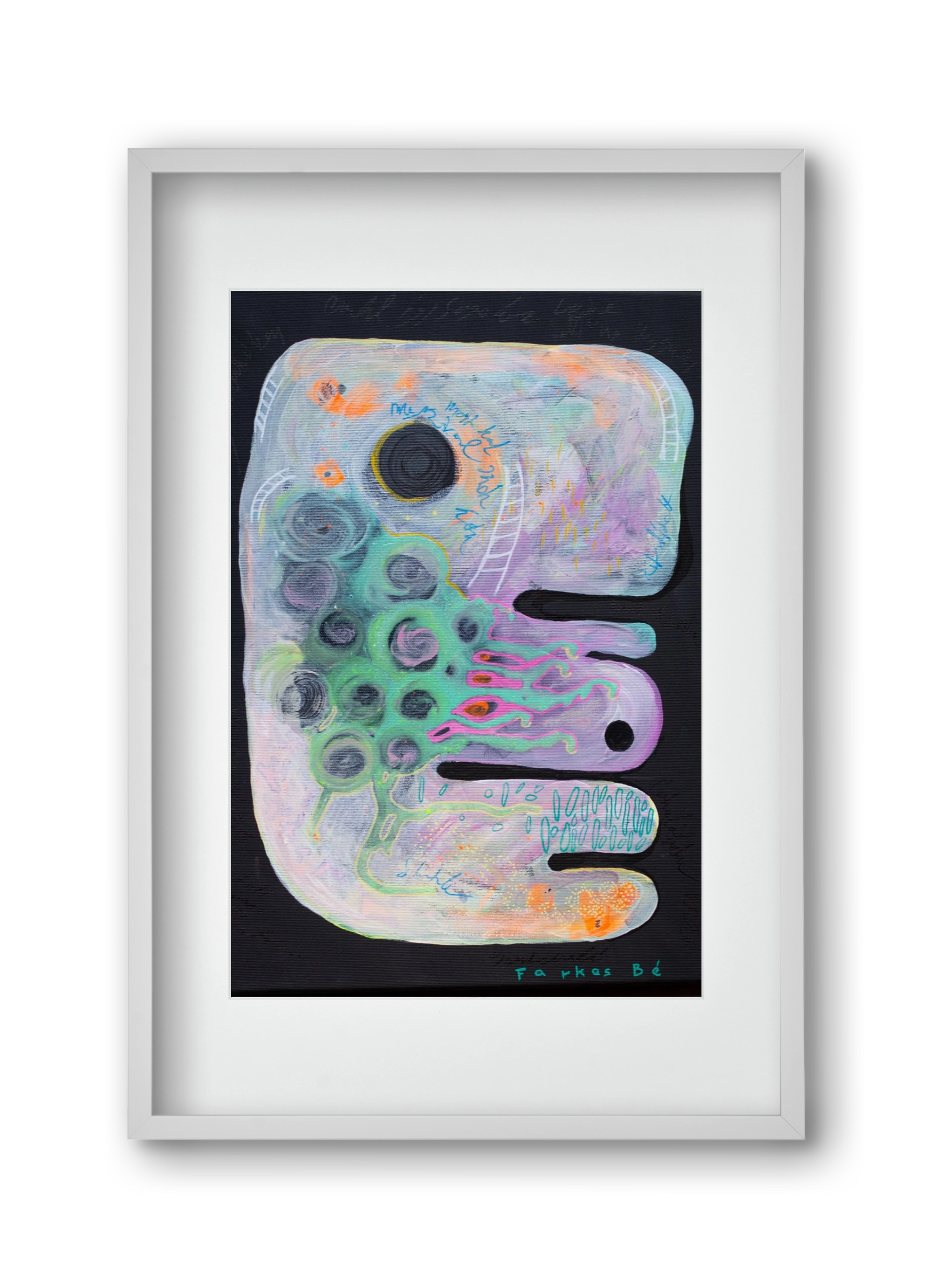 The beginning, 30x45 cm (20x30 cm), Fehér keret, paszpartuval