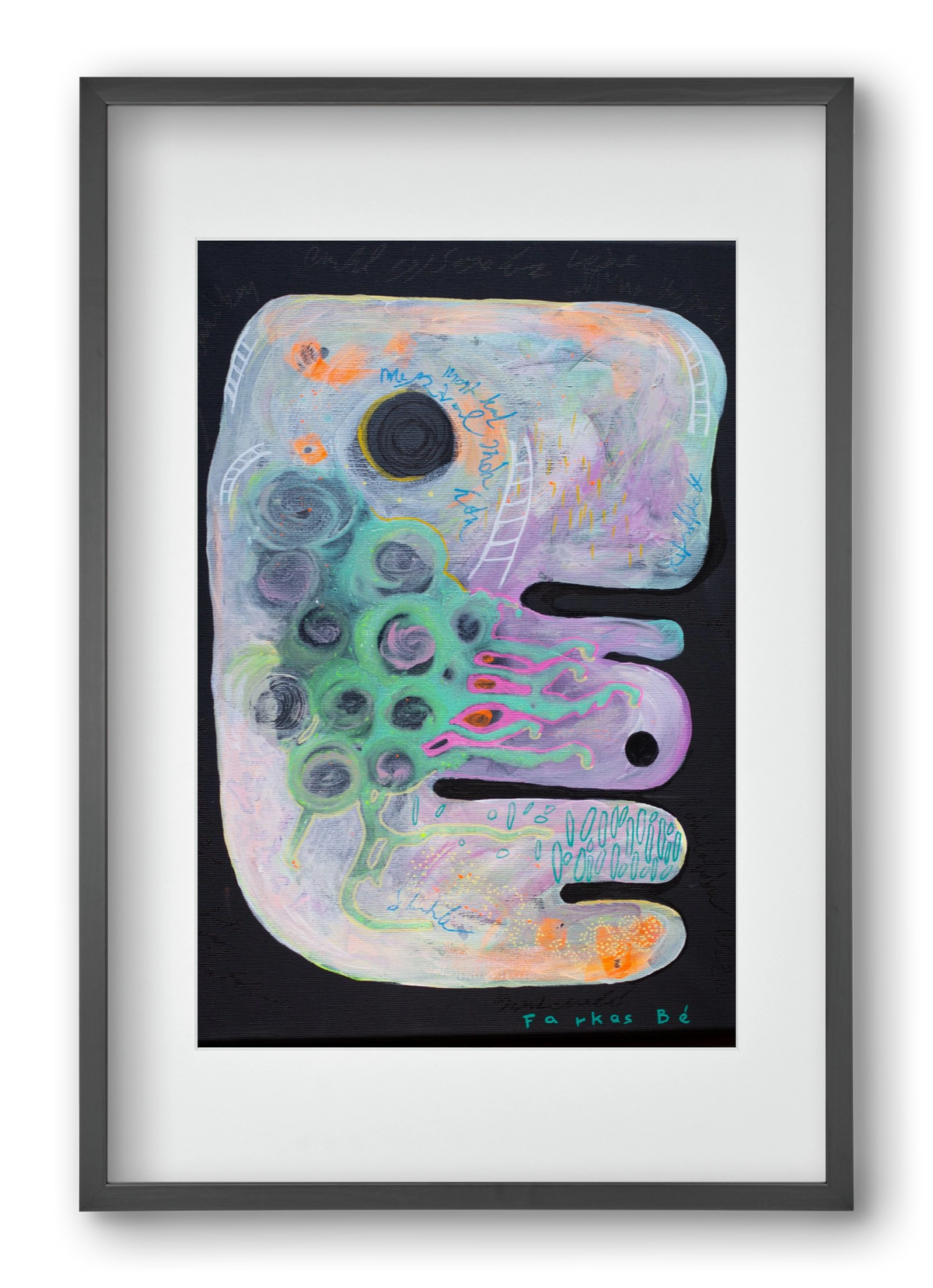 The beginning, 40x60 cm (30x45 cm), Fekete keret, paszpartuval