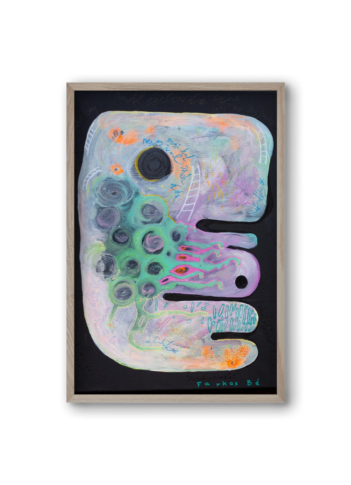 The beginning, 20x30 cm (20x30 cm), Tölgy keret