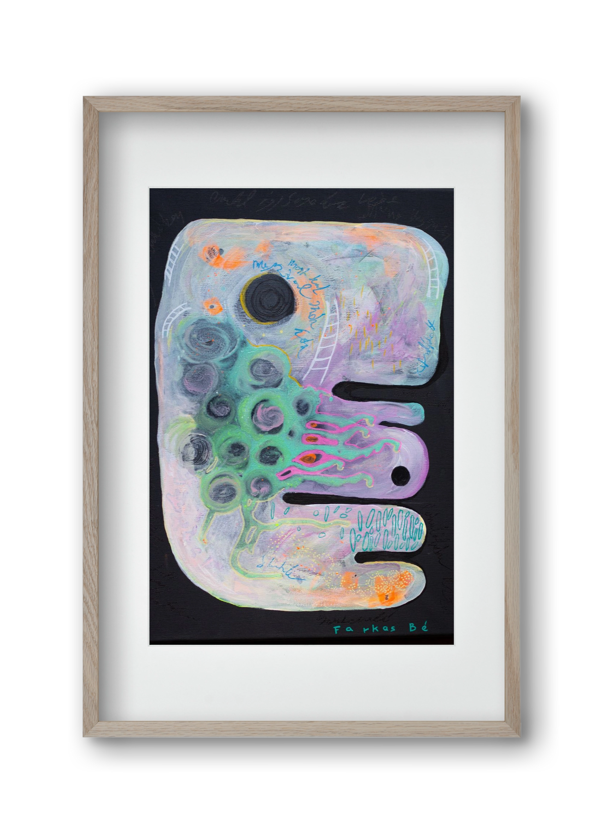 The beginning, 30x45 cm (20x30 cm), Tölgy keret, paszpartuval