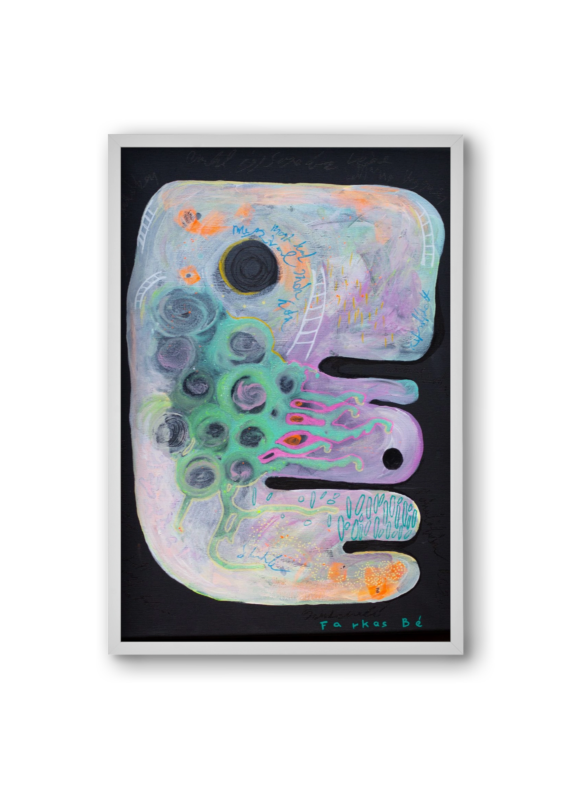 The beginning, 20x30 cm (20x30 cm), Fehér keret