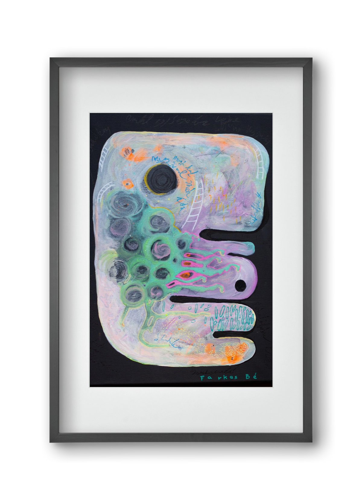 The beginning, 30x45 cm (20x30 cm), Fekete keret, paszpartuval