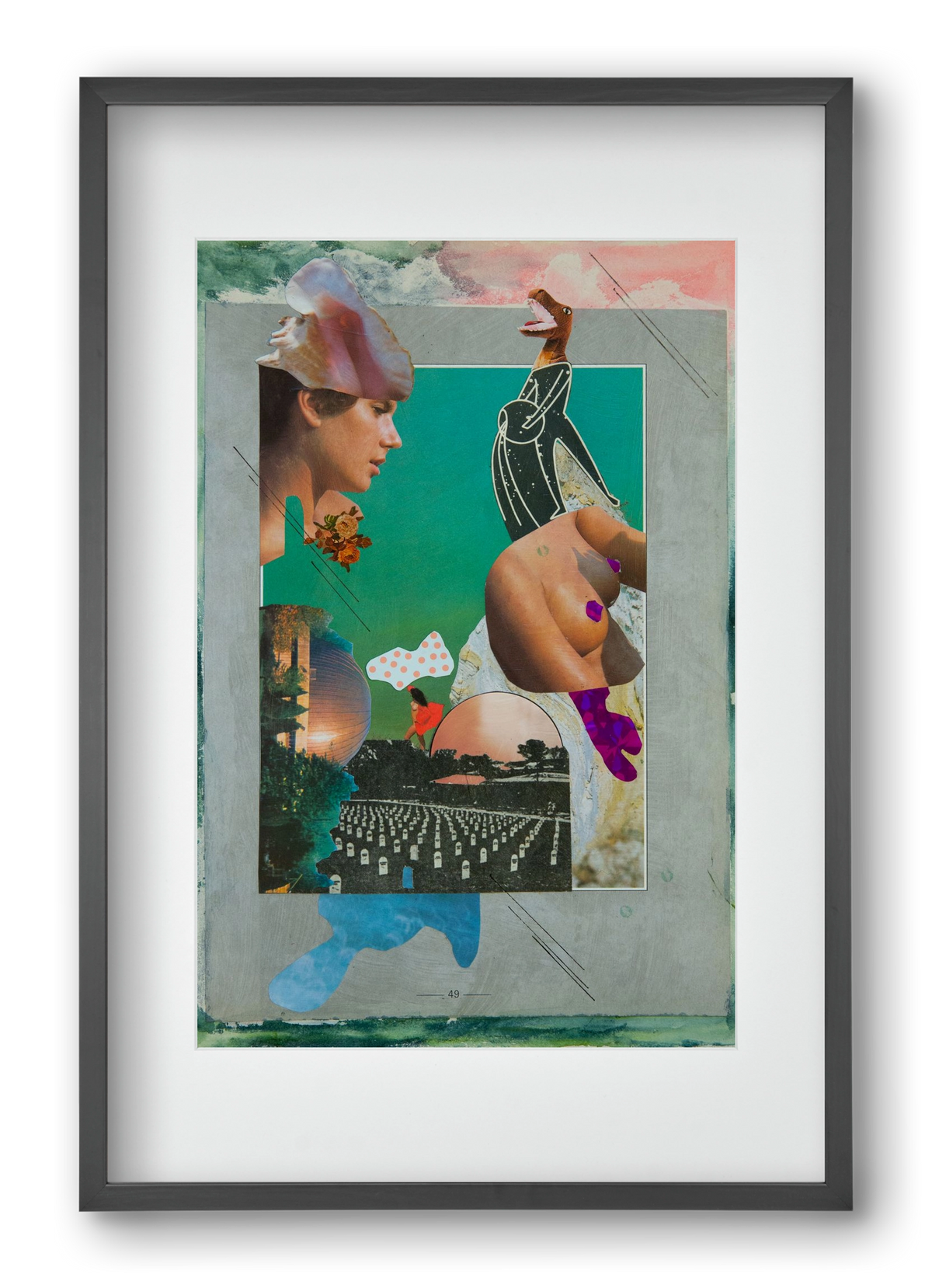 Just bring yourself, 40x60 cm (30x45 cm), Fekete keret, paszpartuval