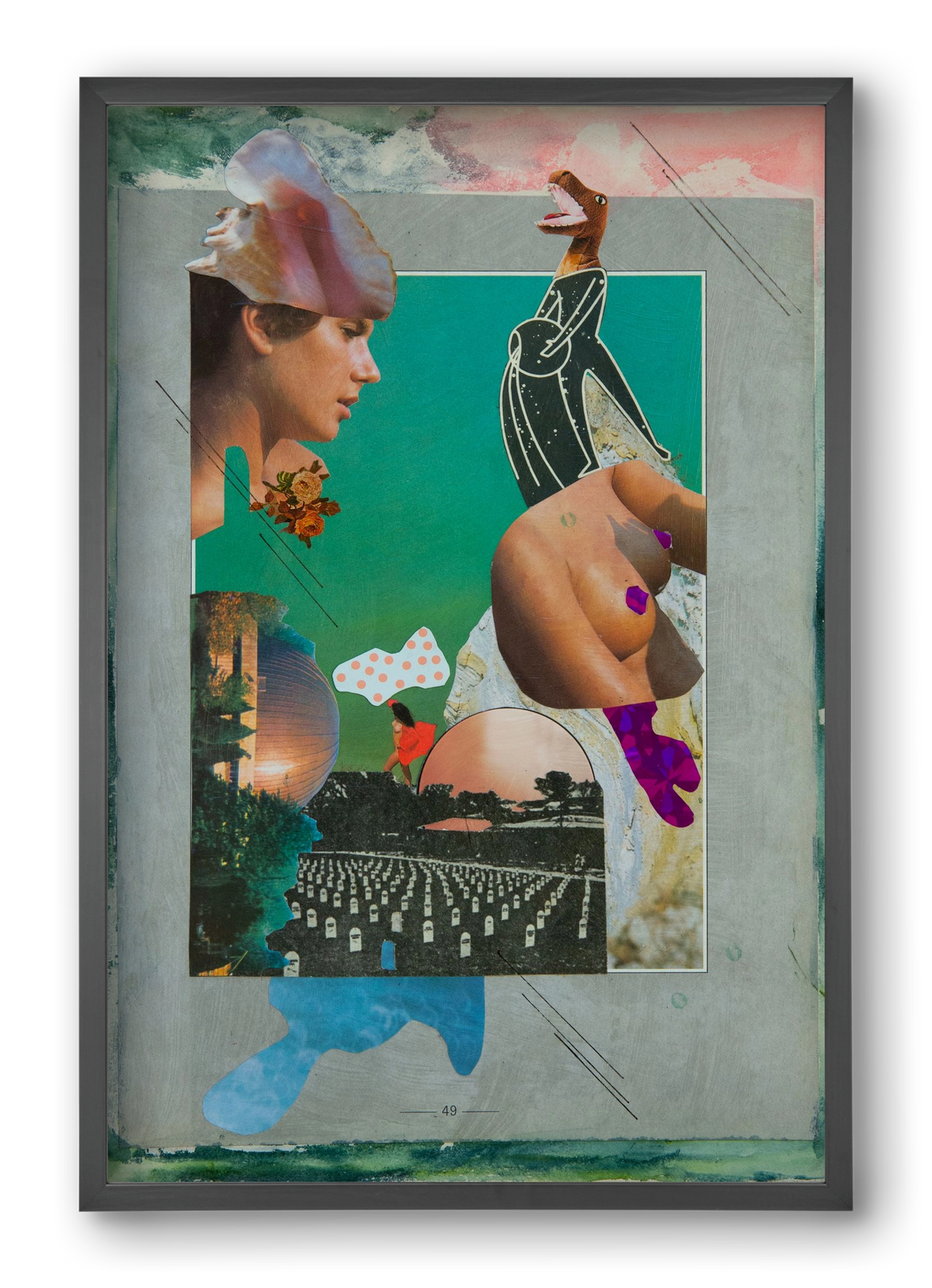 Just bring yourself, 40x60 cm (40x60 cm), Fekete keret