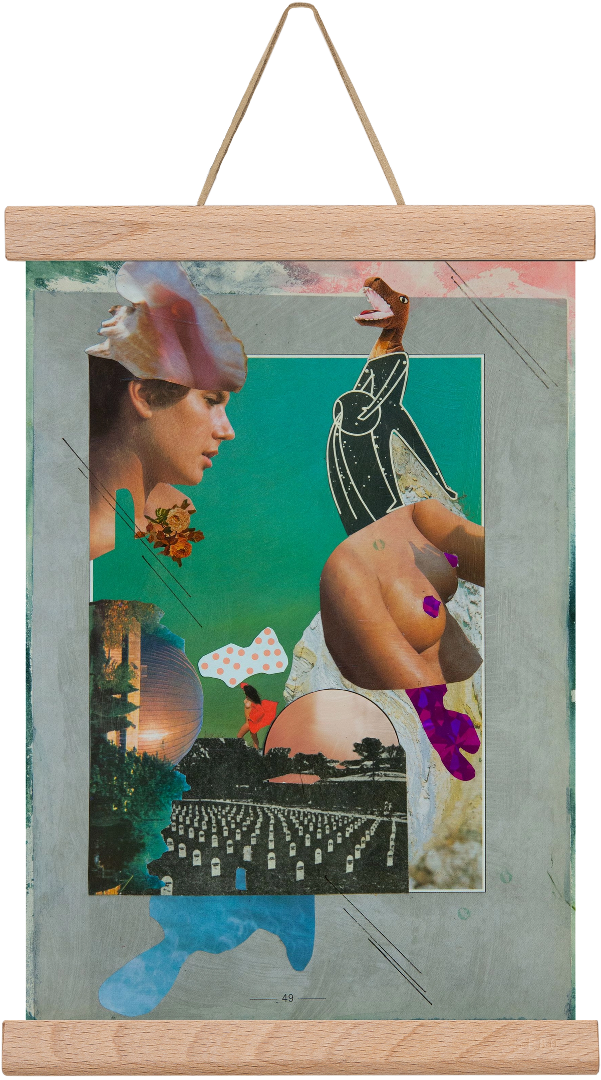 Just bring yourself, 20x30 cm (20x30 cm), Tölgy akasztó