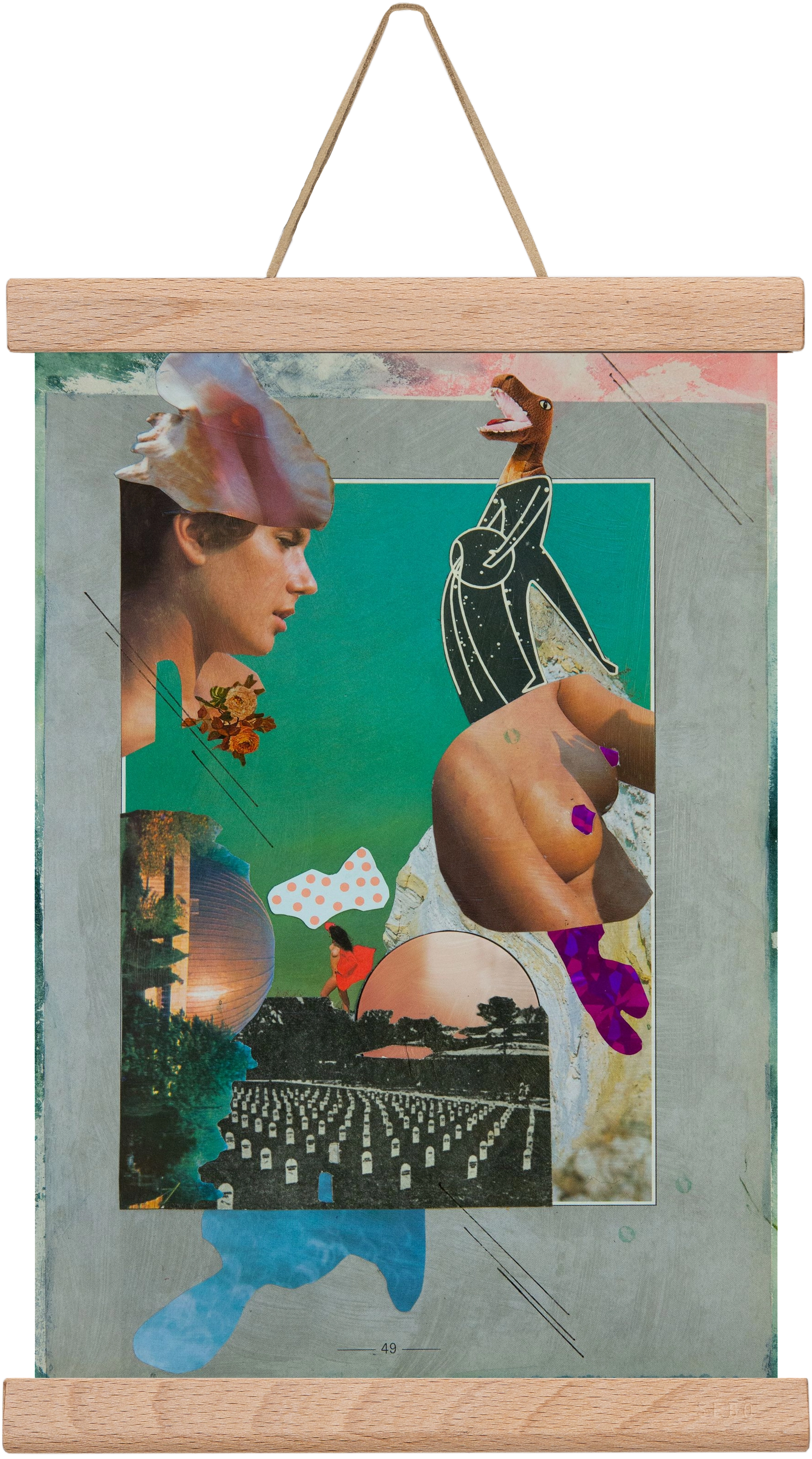 Just bring yourself, 20x30 cm (20x30 cm), Tölgy akasztó