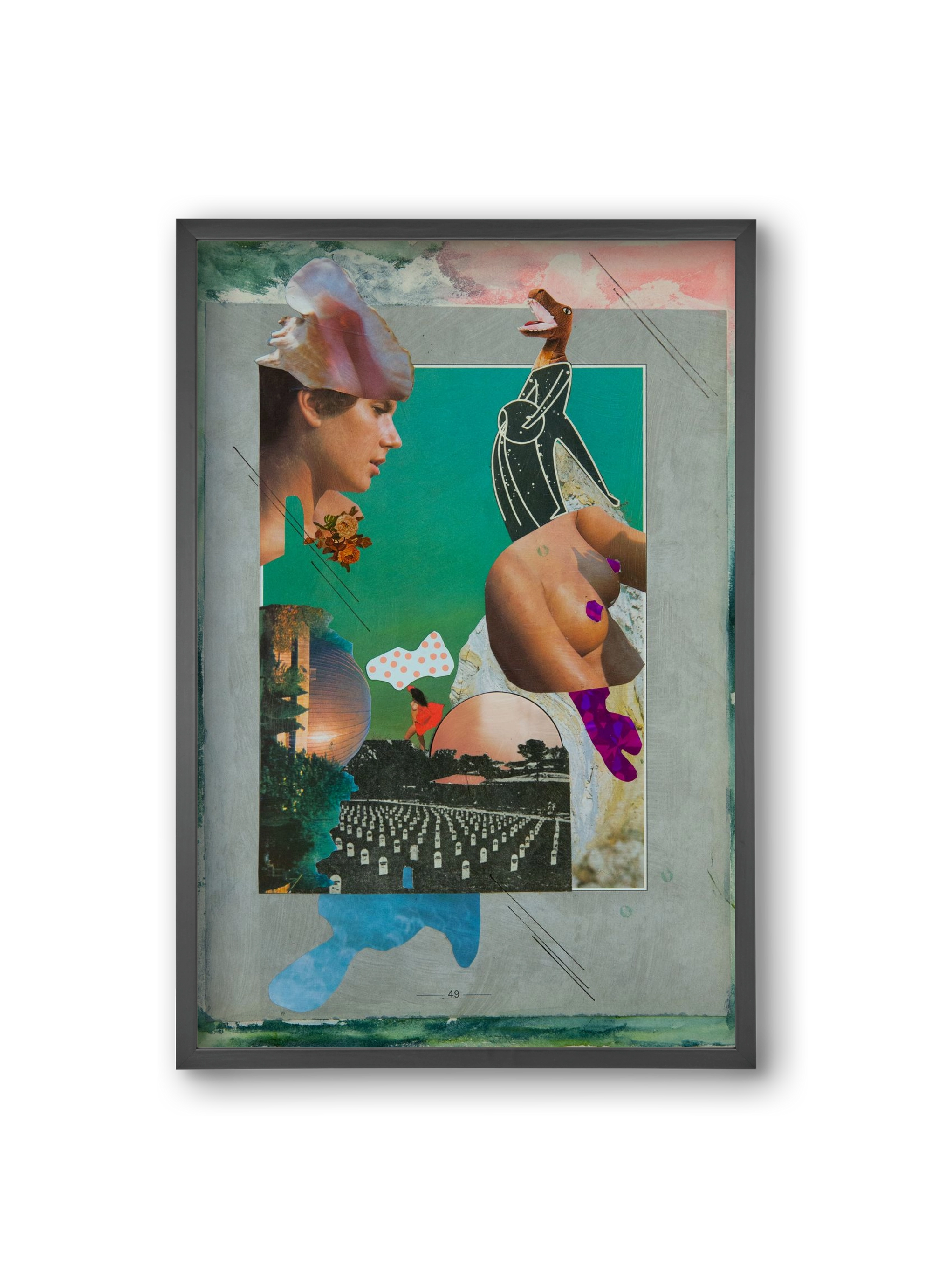 Just bring yourself, 20x30 cm (20x30 cm), Fekete keret