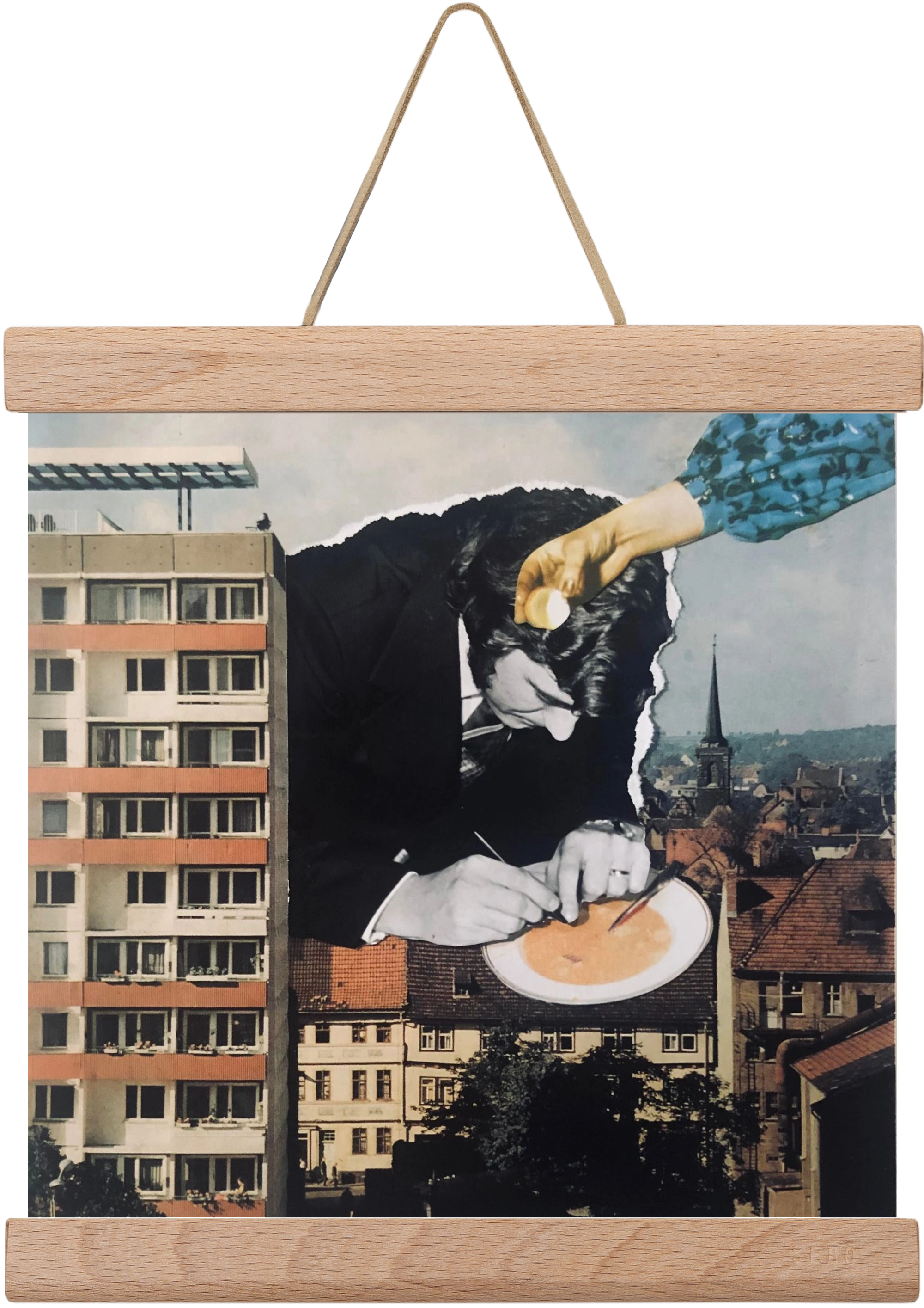 Nyolcadik emelet, 20x20 cm (20x20 cm), Tölgy akasztó