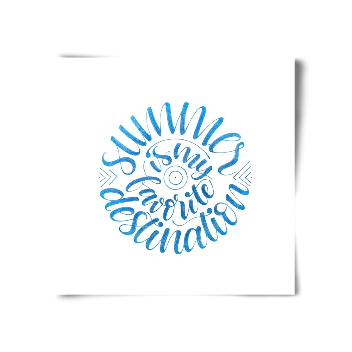 Favorite Destination, 30x30 cm, Keret nélkül