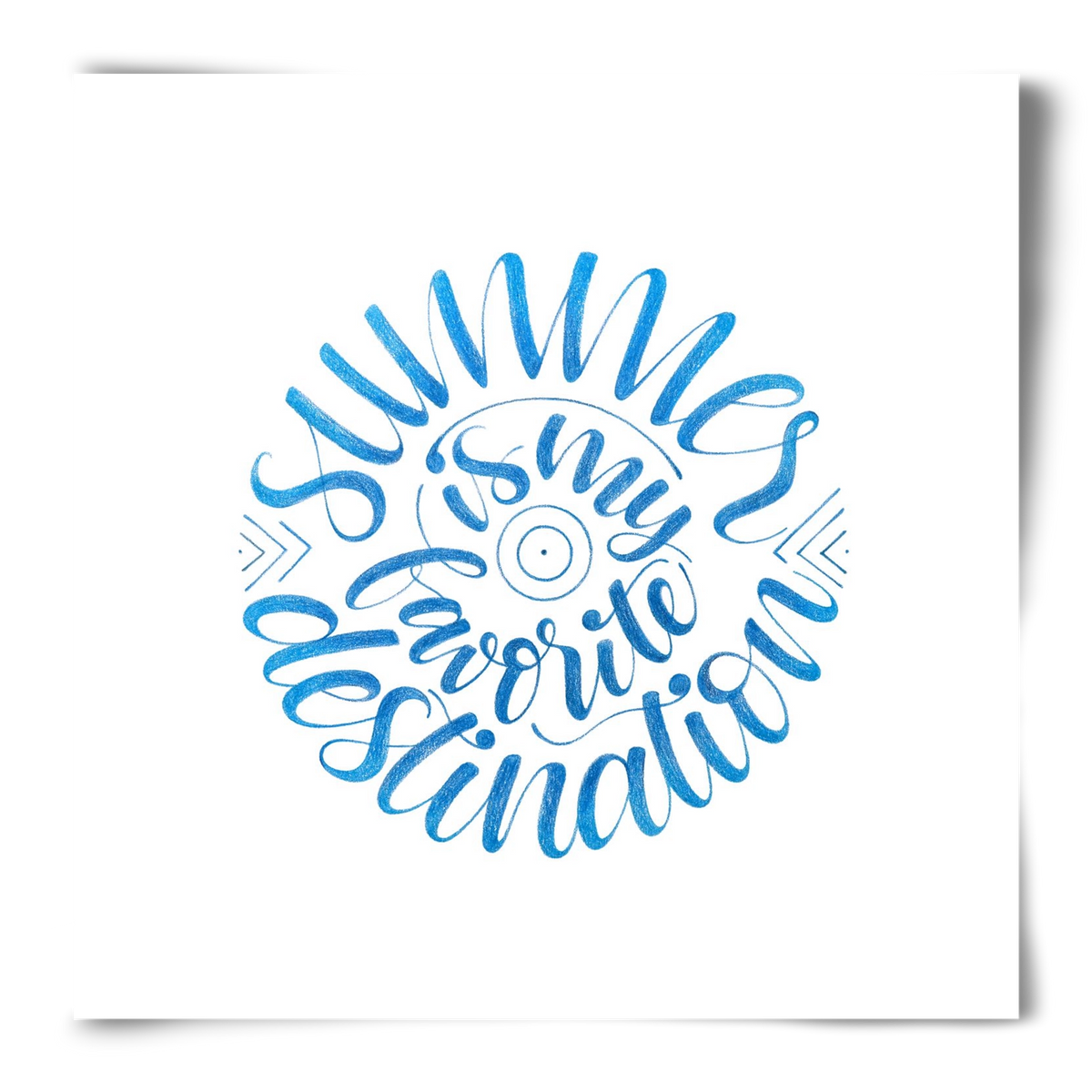 Favorite Destination, 50x50 cm, Keret nélkül