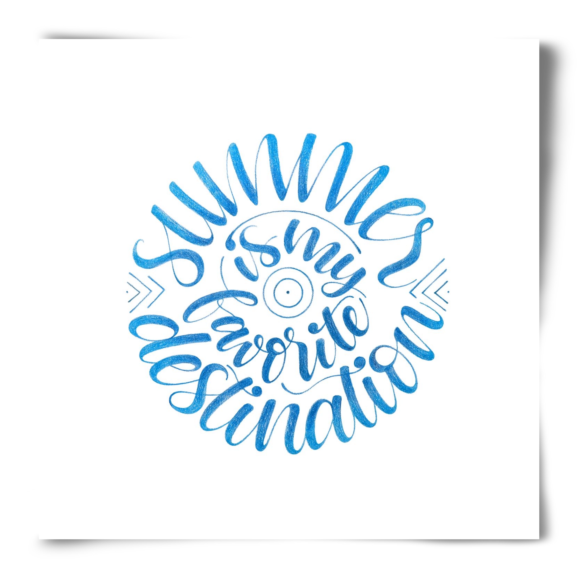 Favorite Destination, 50x50 cm, Keret nélkül