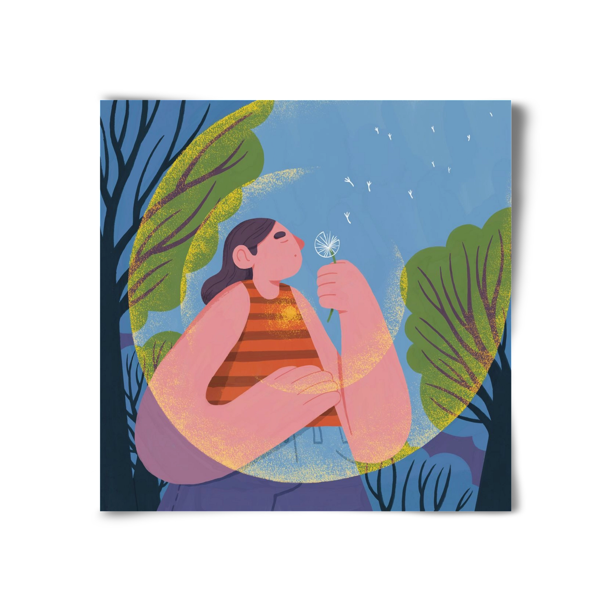 Free your mind, 30x30 cm, Keret nélkül