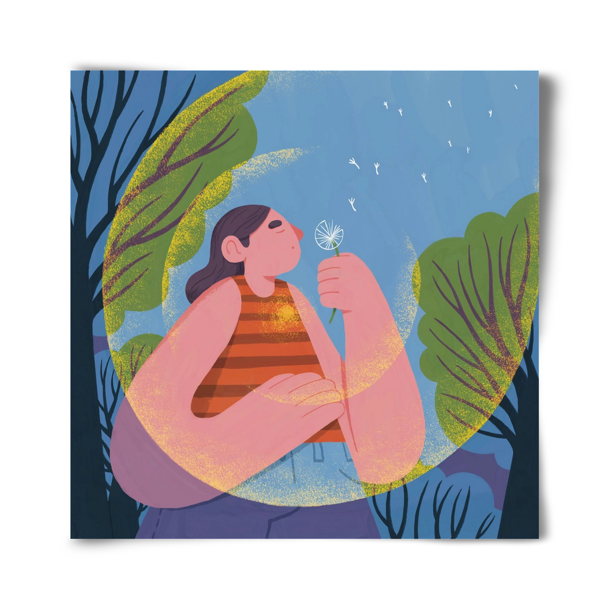 Free your mind, 40x40 cm, Keret nélkül