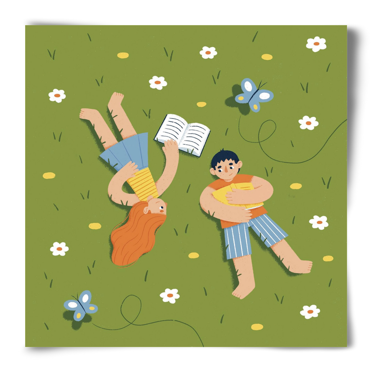 Nyári szünet, 50x50 cm, Keret nélkül